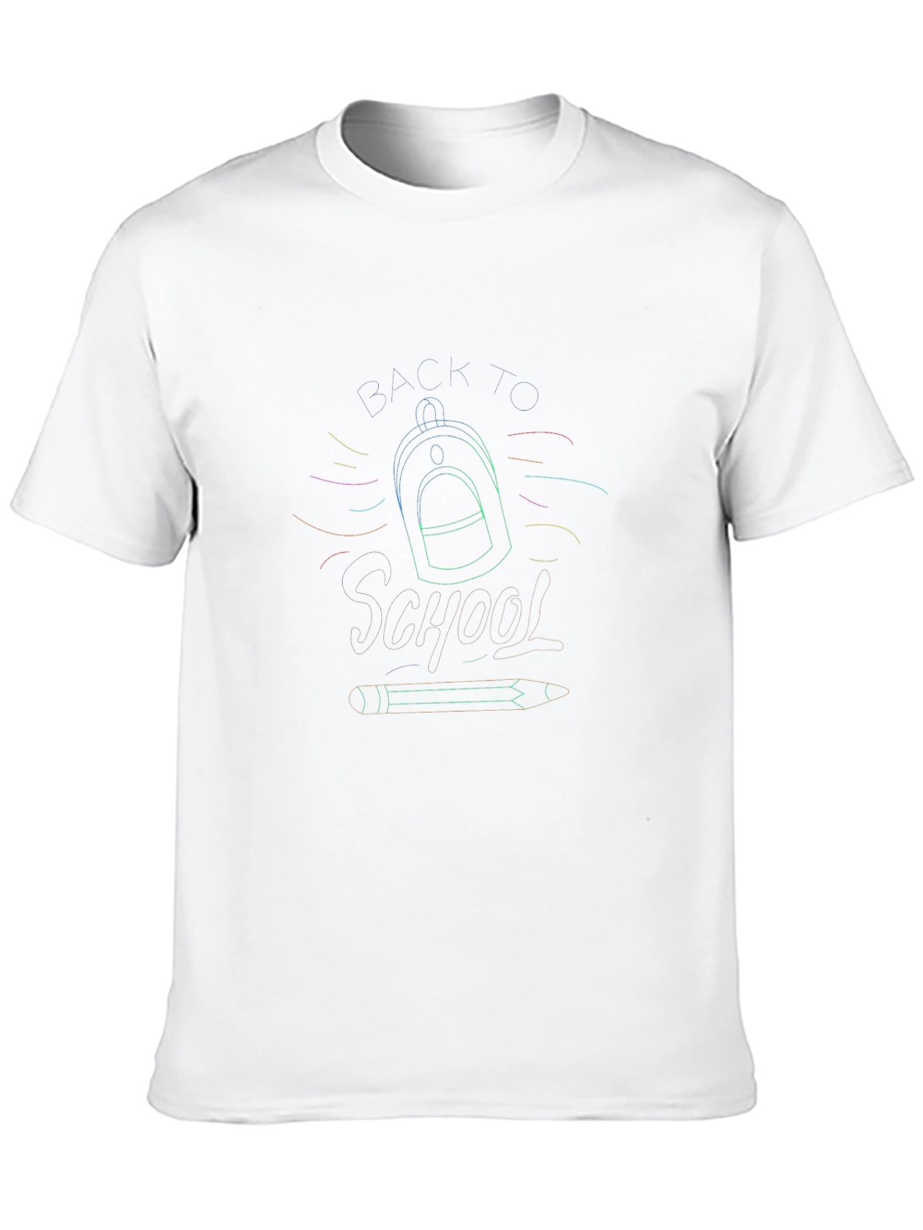 Back to School Graphic Black T-Shirt