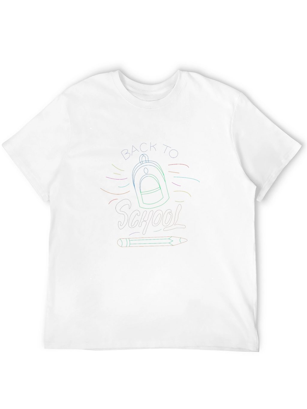 Back to School Graphic Black T-Shirt