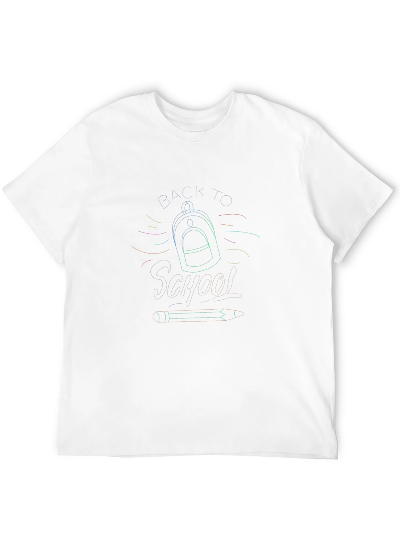 Back to School Graphic Black T-Shirt
