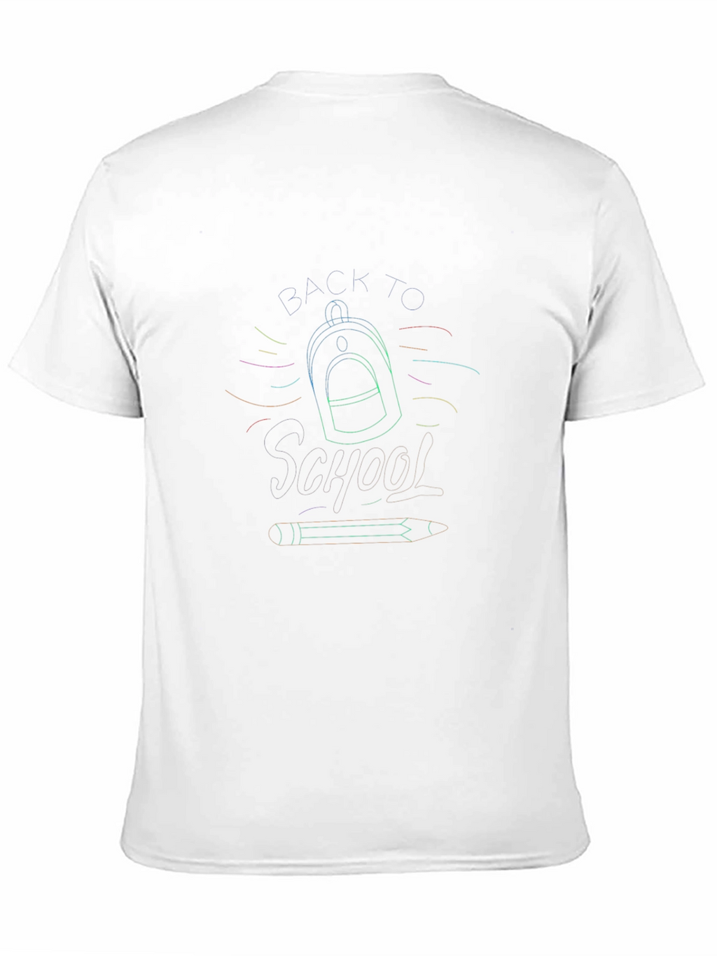 Back to School Graphic Black T-Shirt