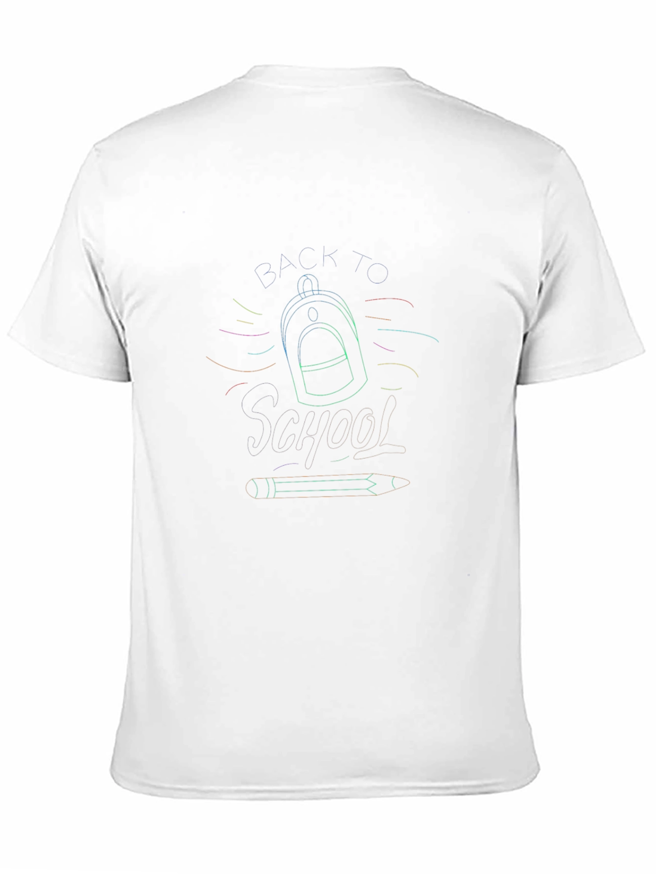 Back to School Graphic Black T-Shirt