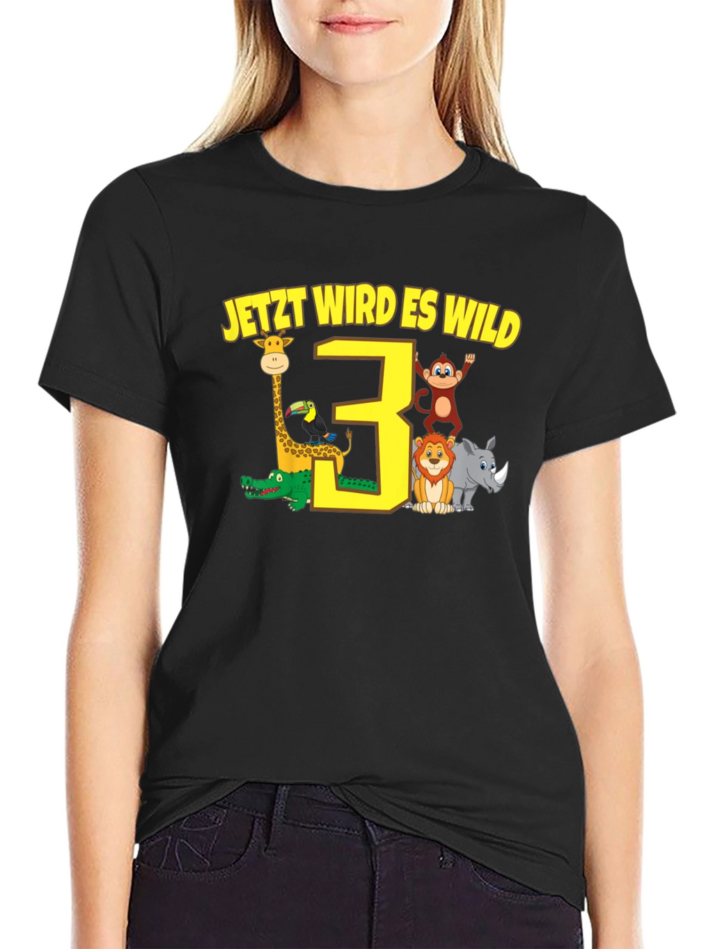 3rd Birthday Safari T-Shirt - Jetzt Wird Es Wild!