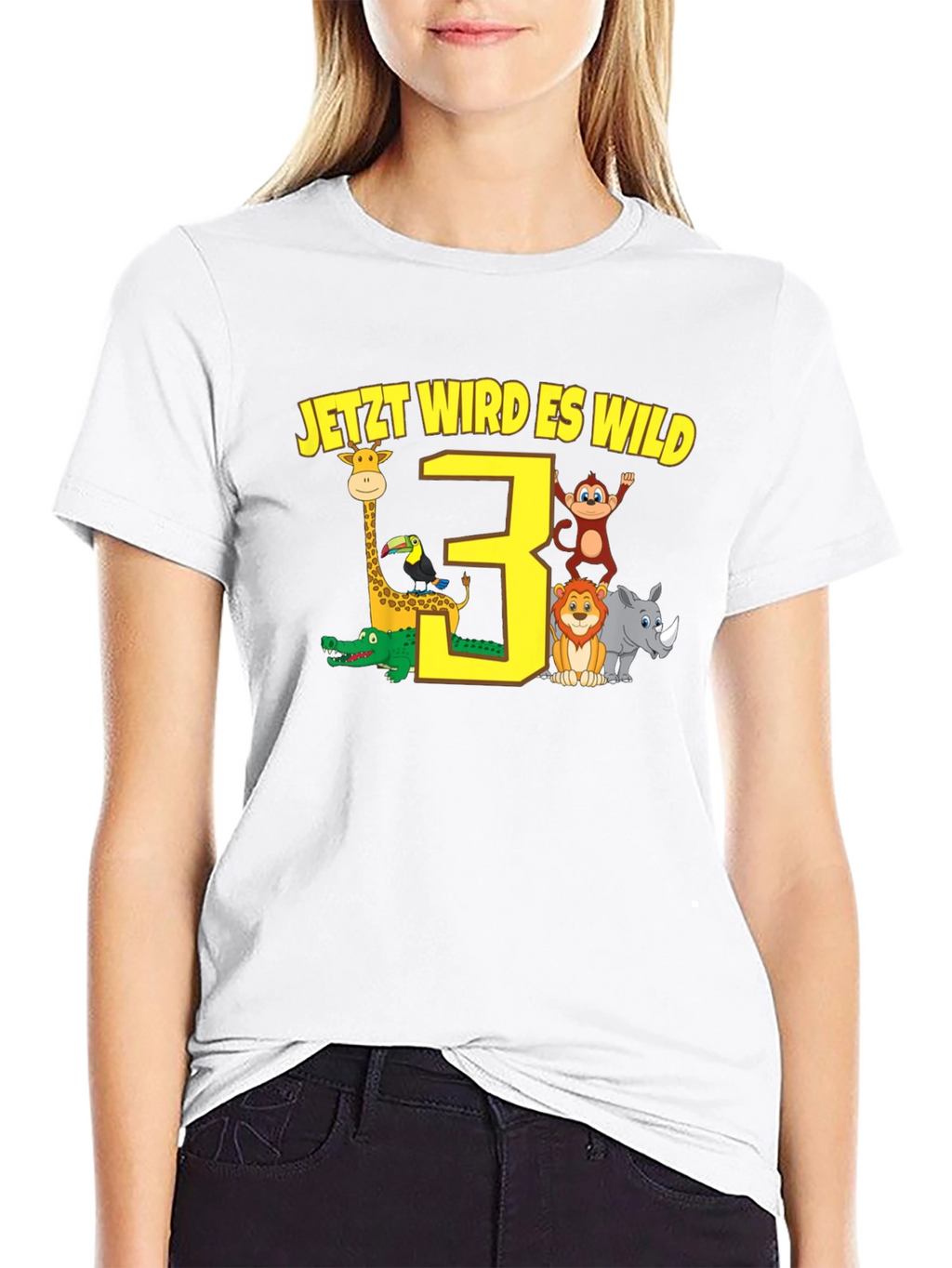 3rd Birthday Safari T-Shirt - Jetzt Wird Es Wild!
