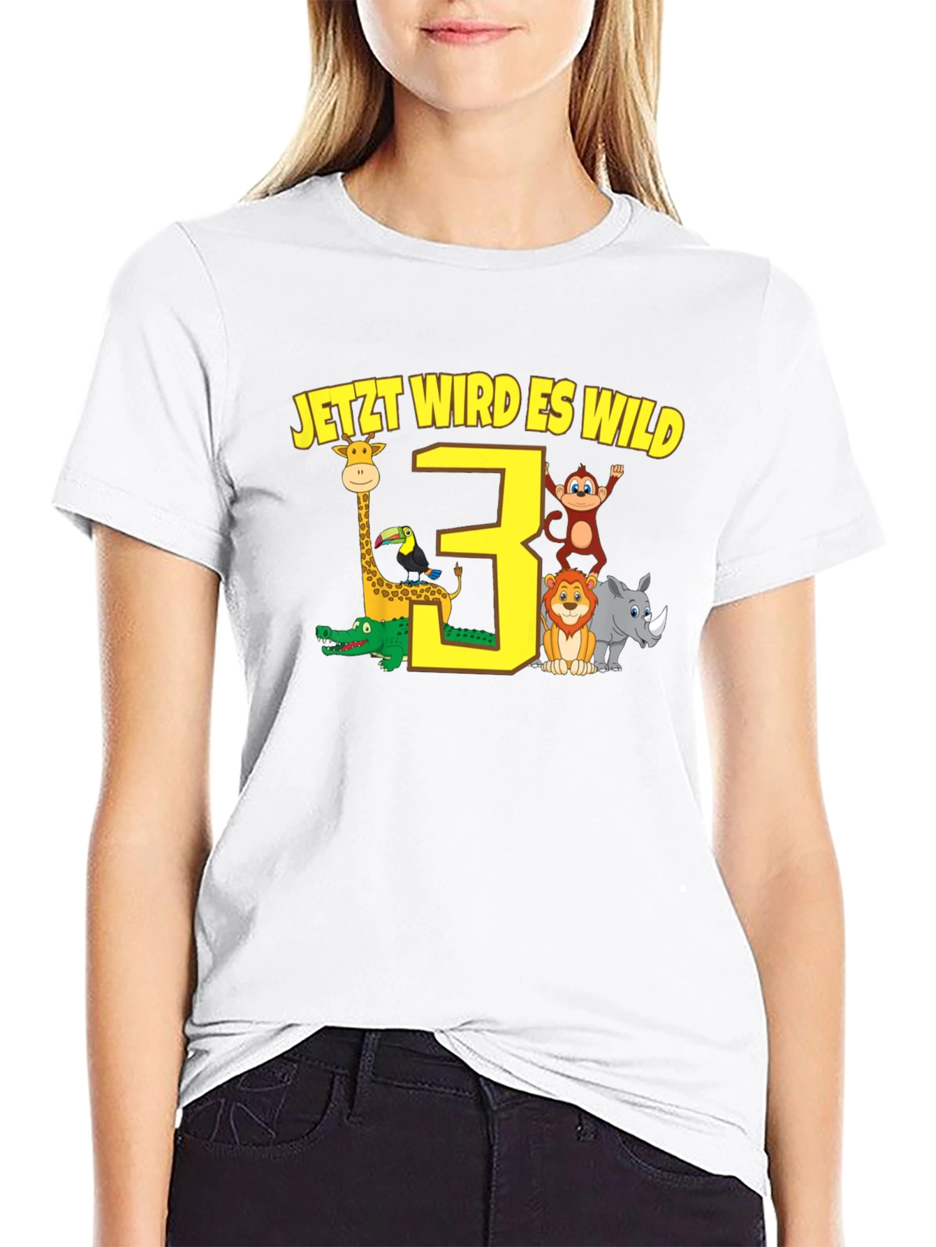 3rd Birthday Safari T-Shirt - Jetzt Wird Es Wild!