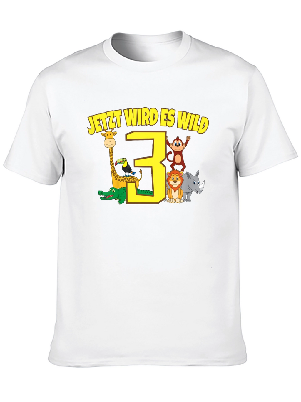 3rd Birthday Safari T-Shirt - Jetzt Wird Es Wild!