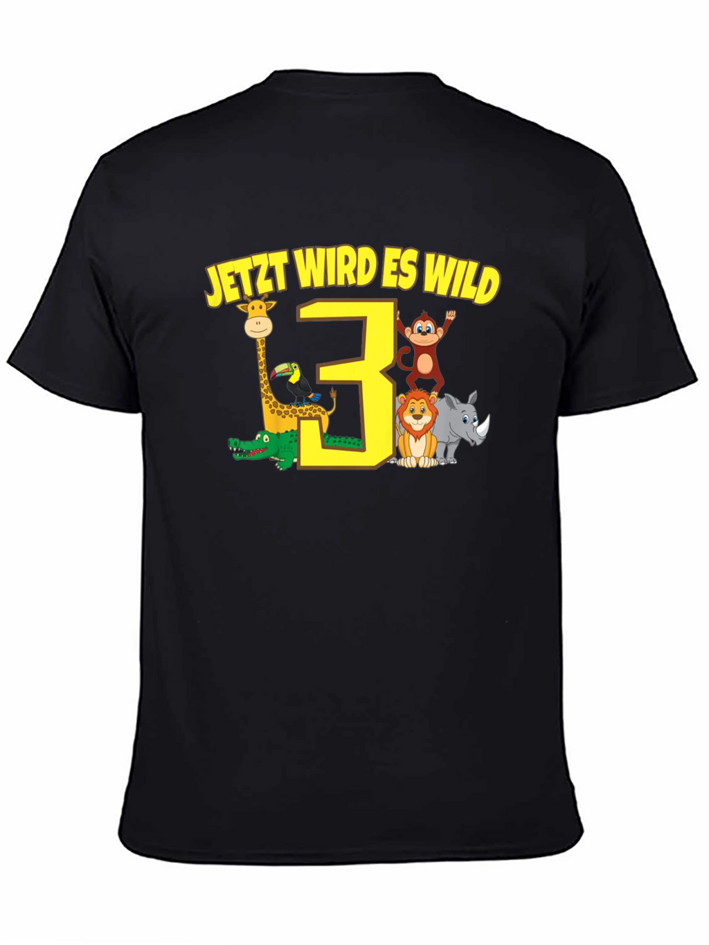 3rd Birthday Safari T-Shirt - Jetzt Wird Es Wild!