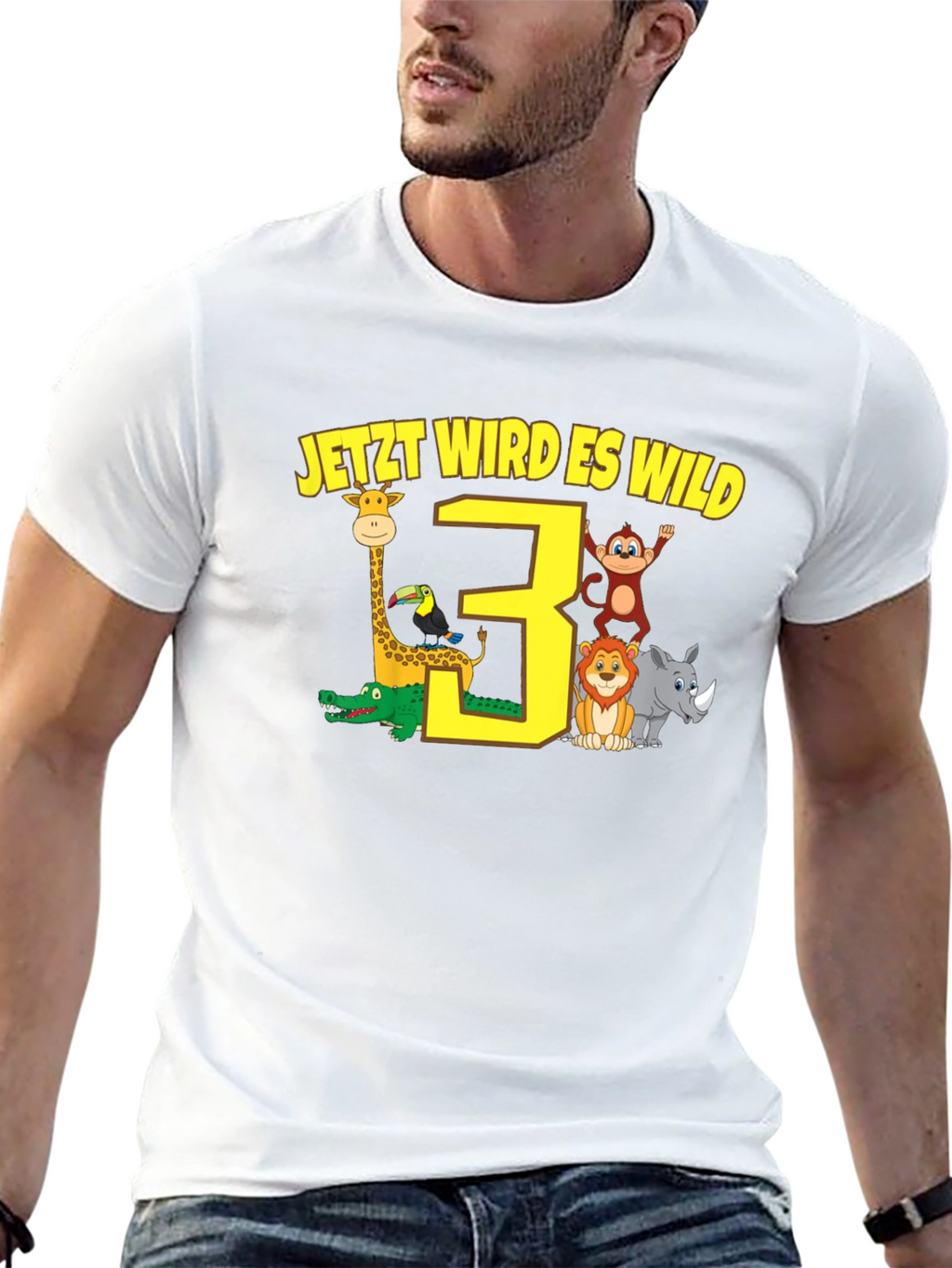 3rd Birthday Safari T-Shirt - Jetzt Wird Es Wild!