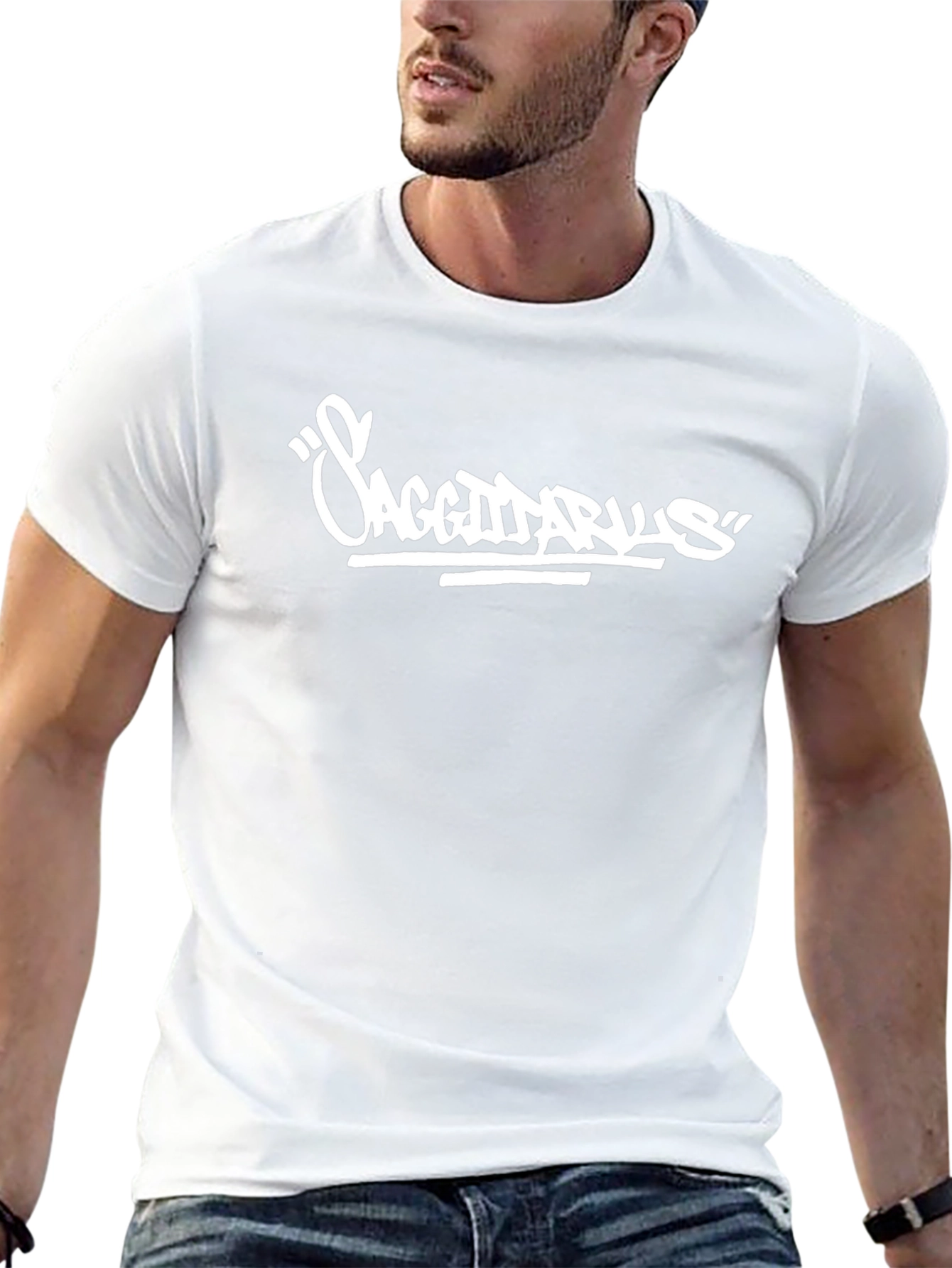 Sagittarius Graphic Tee - Black Cotton Blend