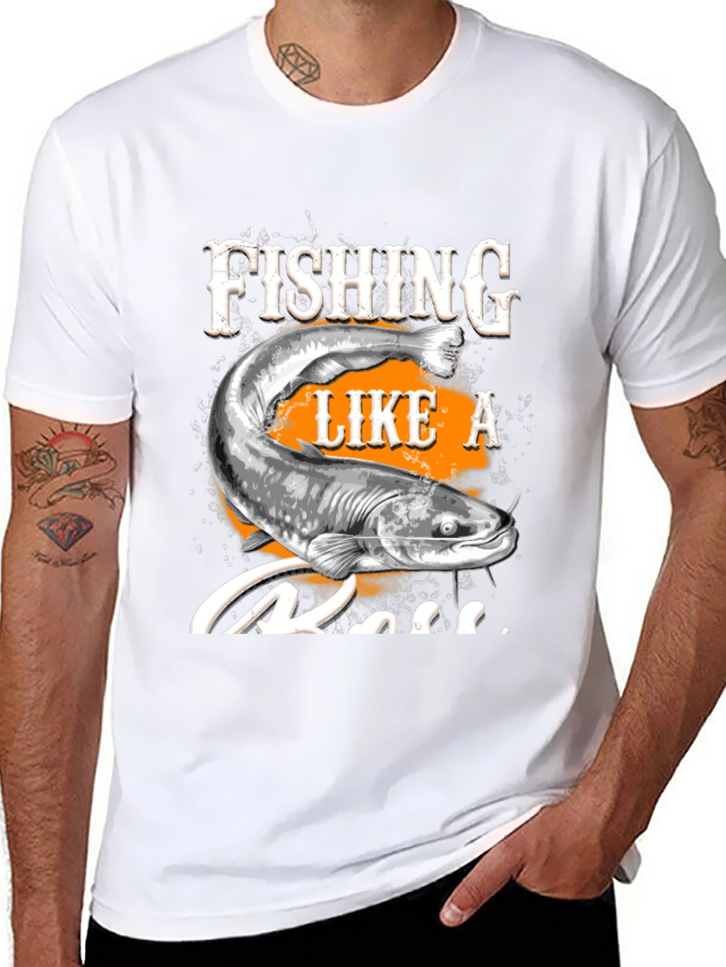 Fishing Like a Boss T-Shirt - Graphic Tee