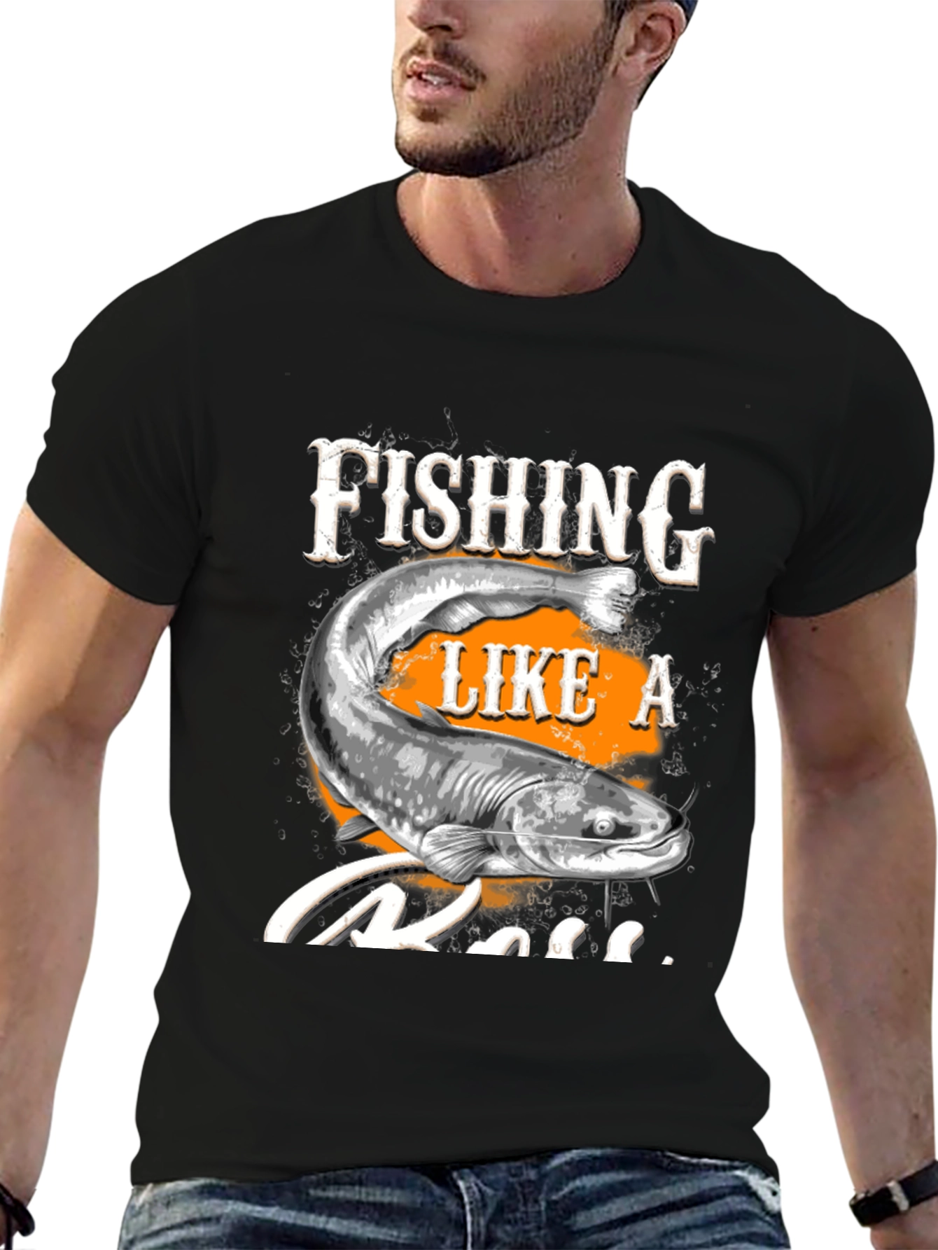 Fishing Like a Boss T-Shirt - Graphic Tee