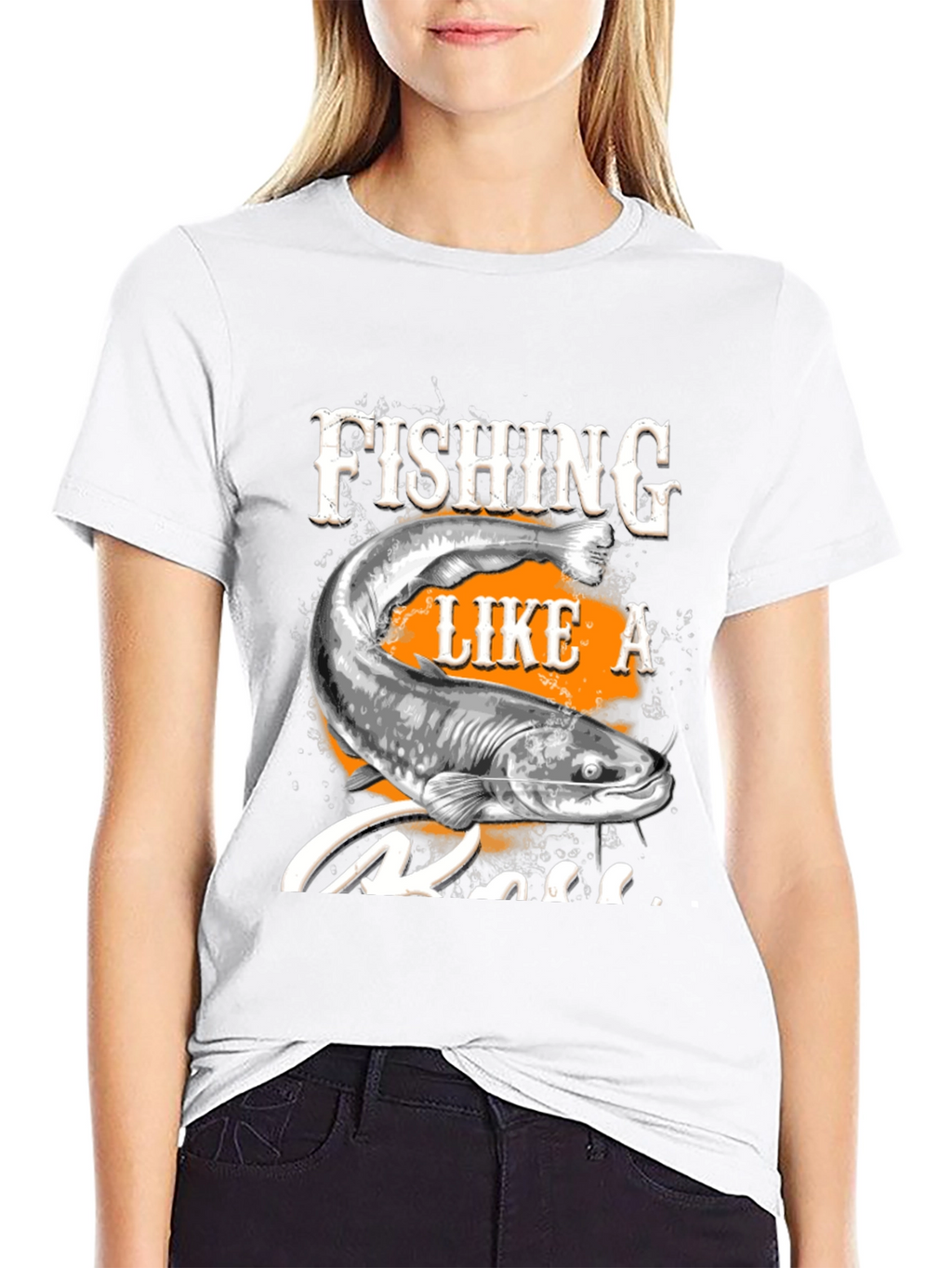 Fishing Like a Boss T-Shirt - Graphic Tee
