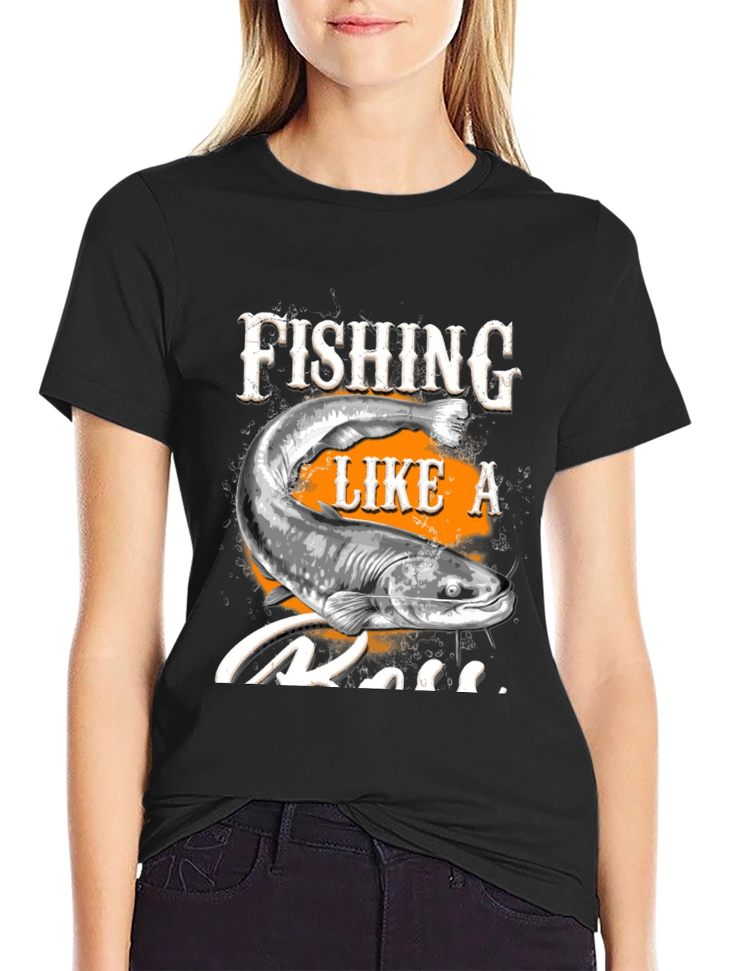 Fishing Like a Boss T-Shirt - Graphic Tee