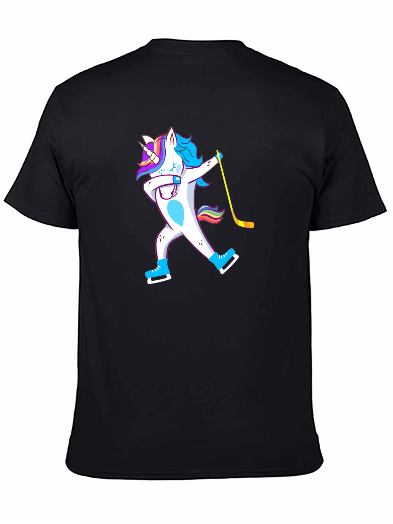 Unicorn Hockey Player T-Shirt Dab Dance Tee