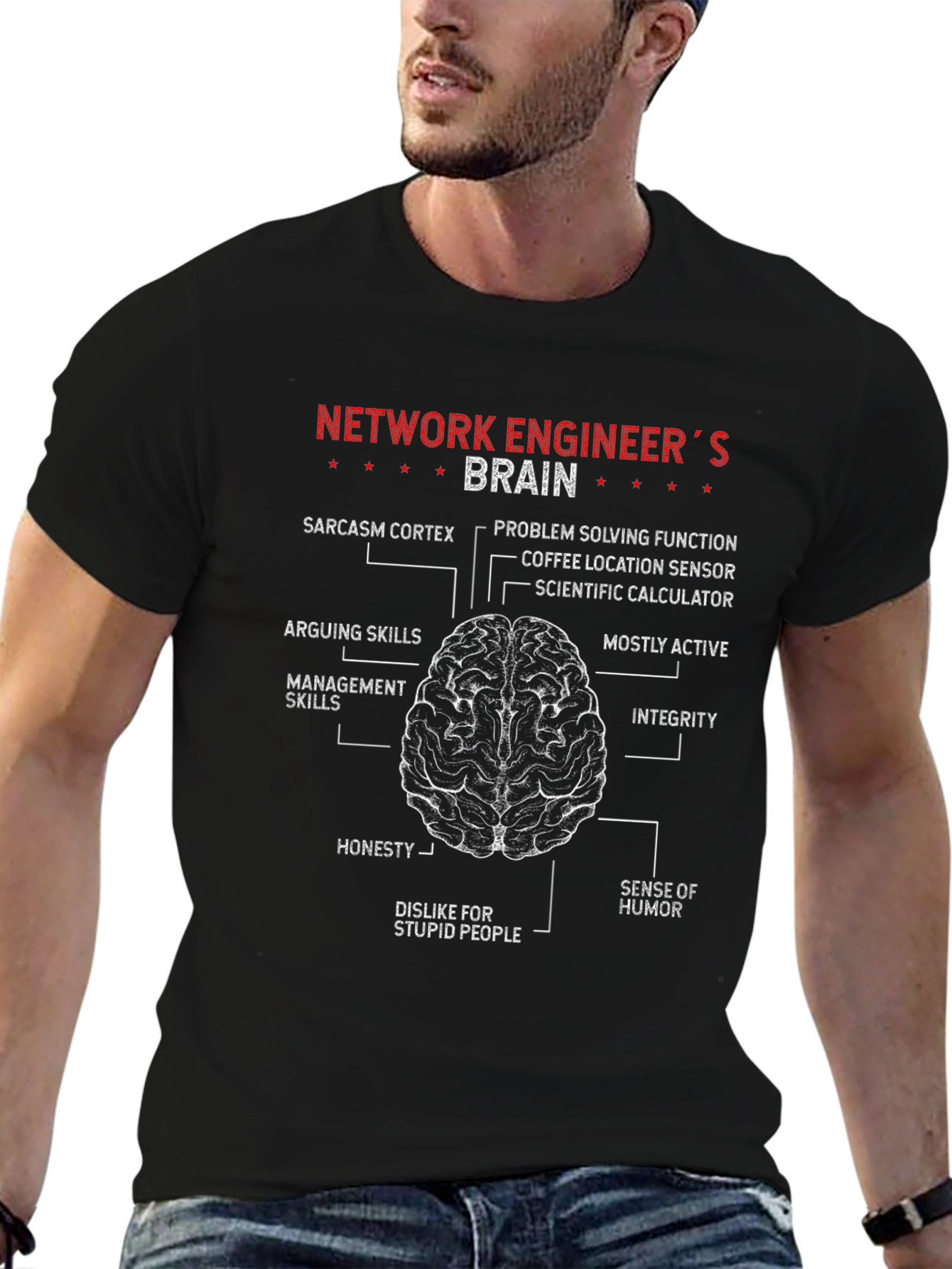 Network Engineer Brain T-Shirt