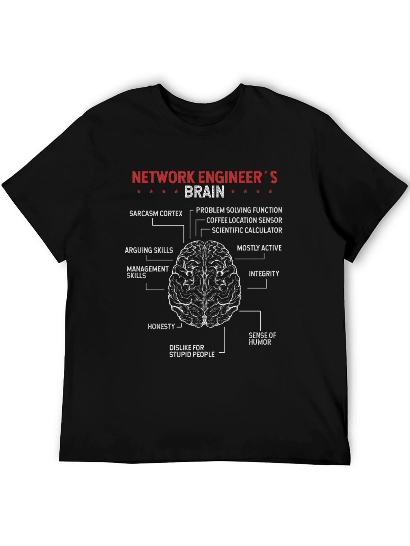 Network Engineer Brain T-Shirt