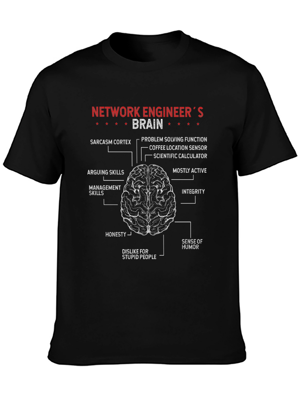 Network Engineer Brain T-Shirt