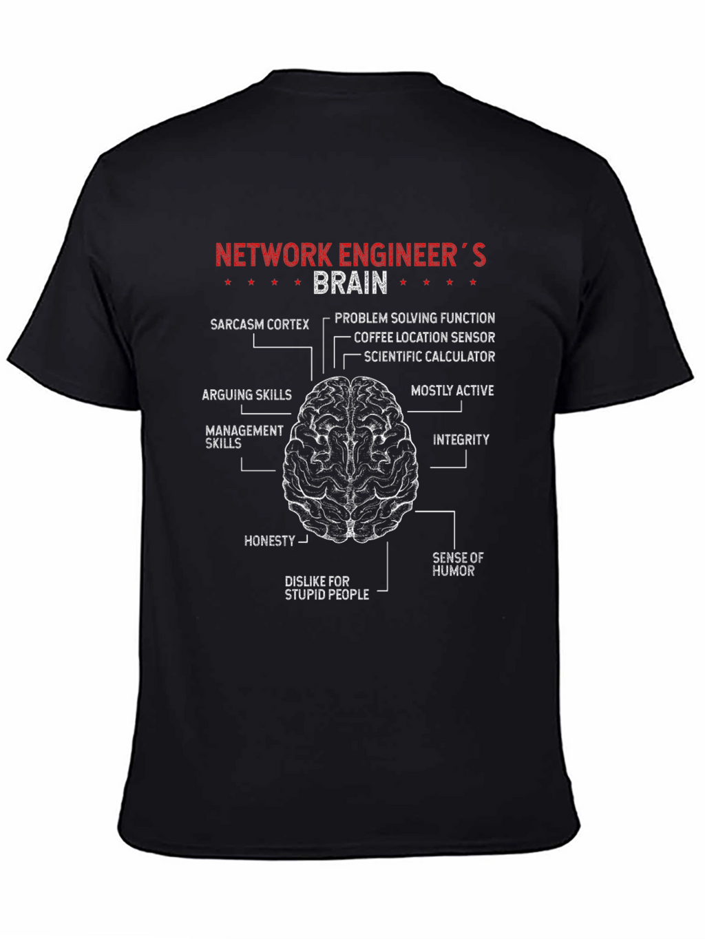 Network Engineer Brain T-Shirt