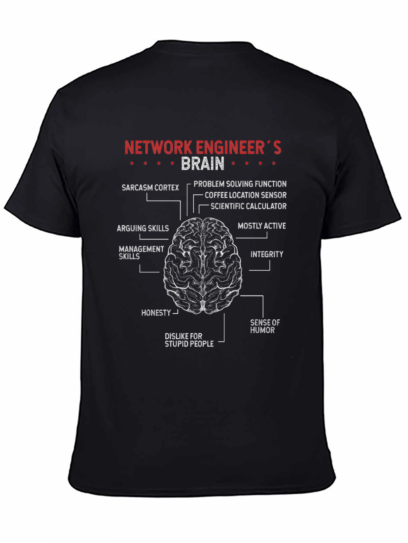 Network Engineer Brain T-Shirt