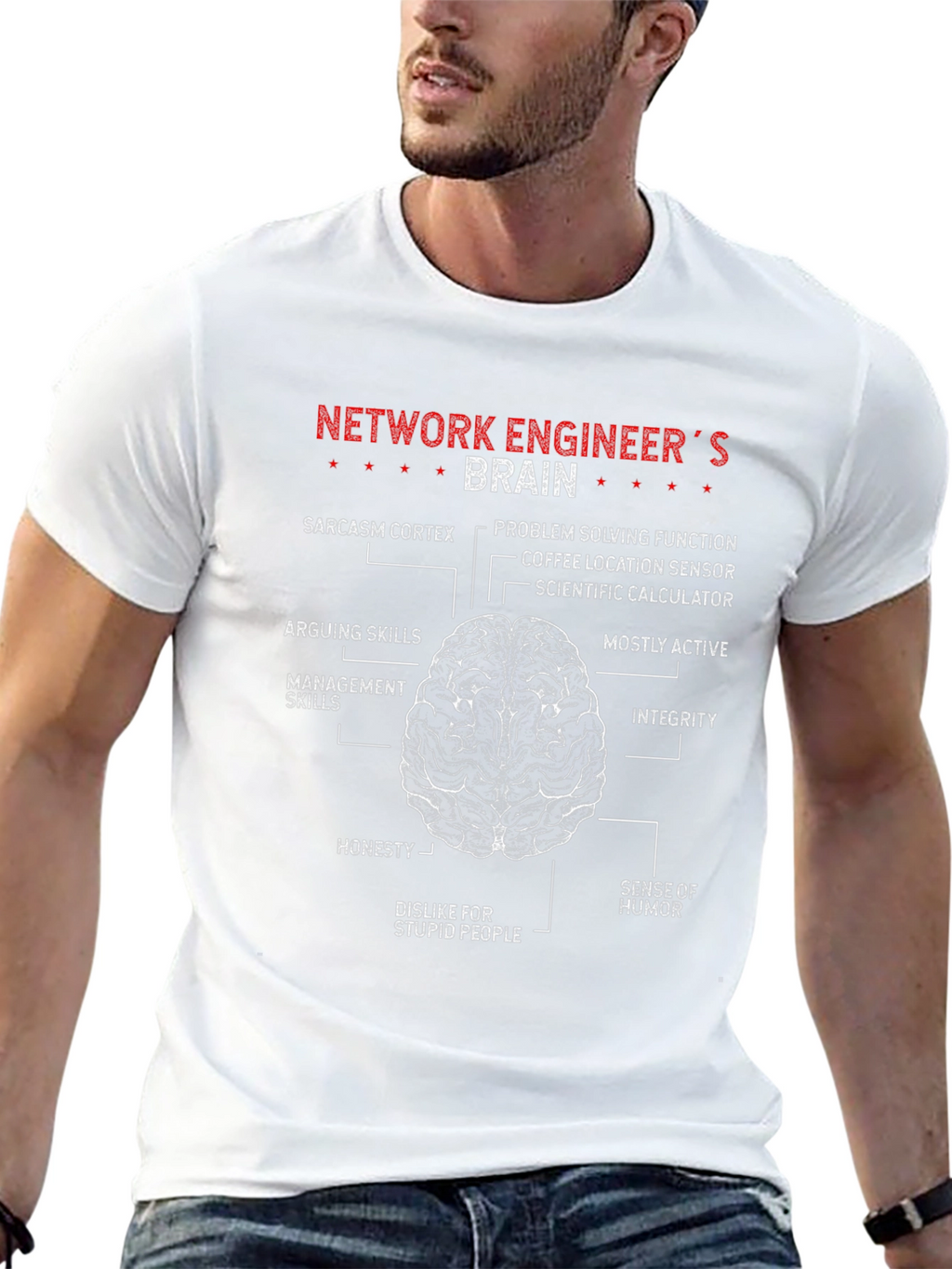Network Engineer Brain T-Shirt