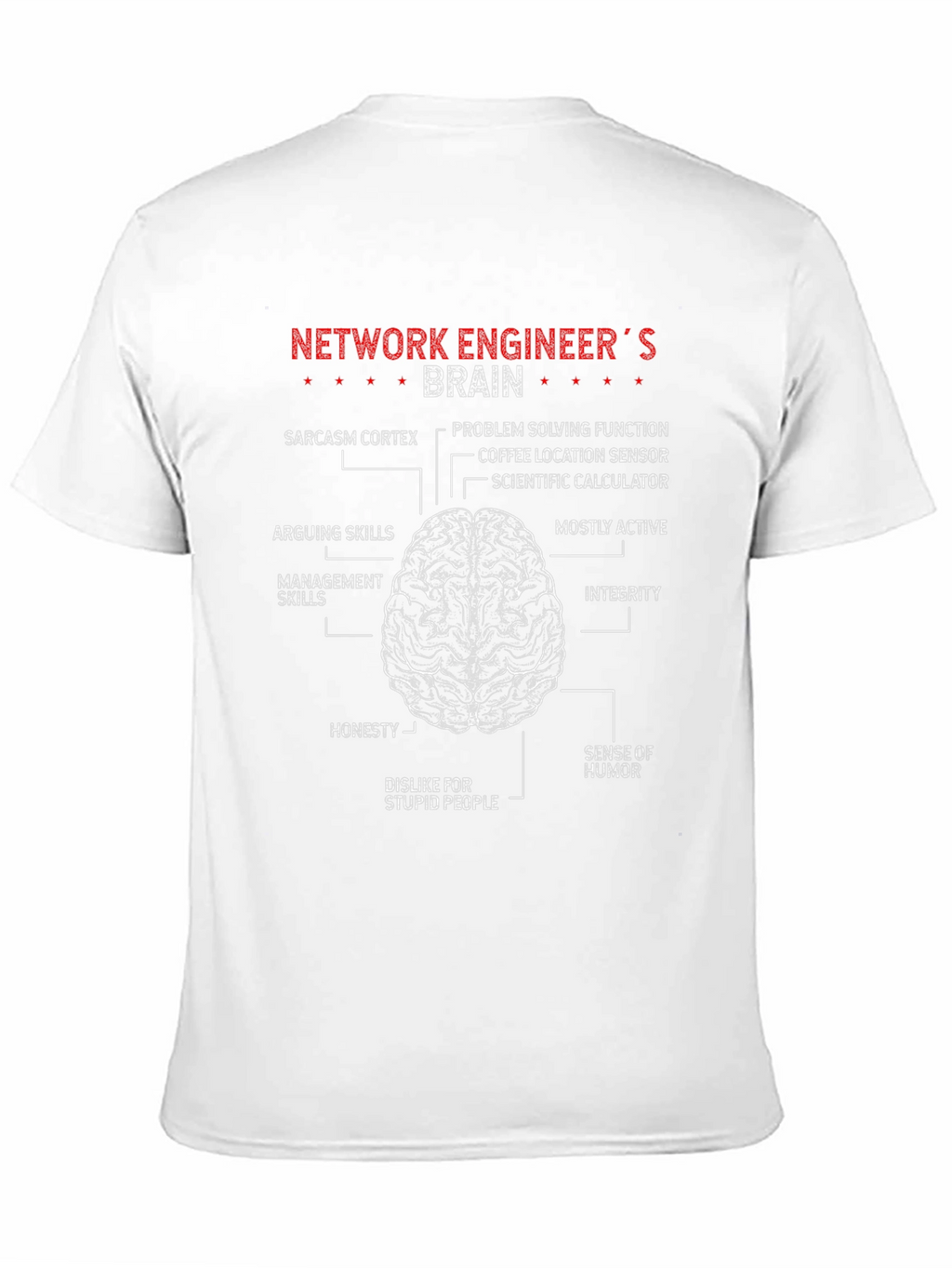 Network Engineer Brain T-Shirt
