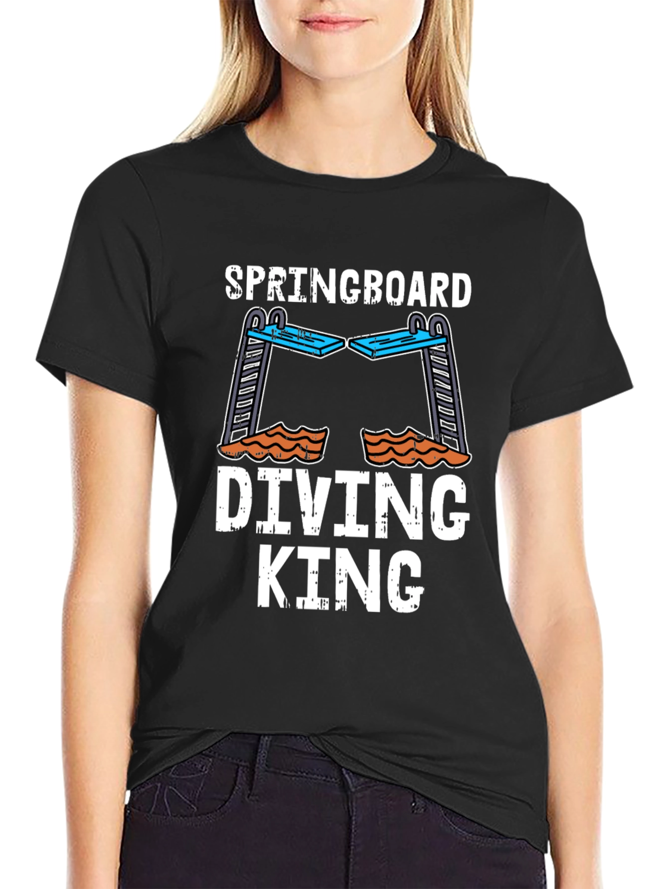 Springboard Diving King T-Shirt