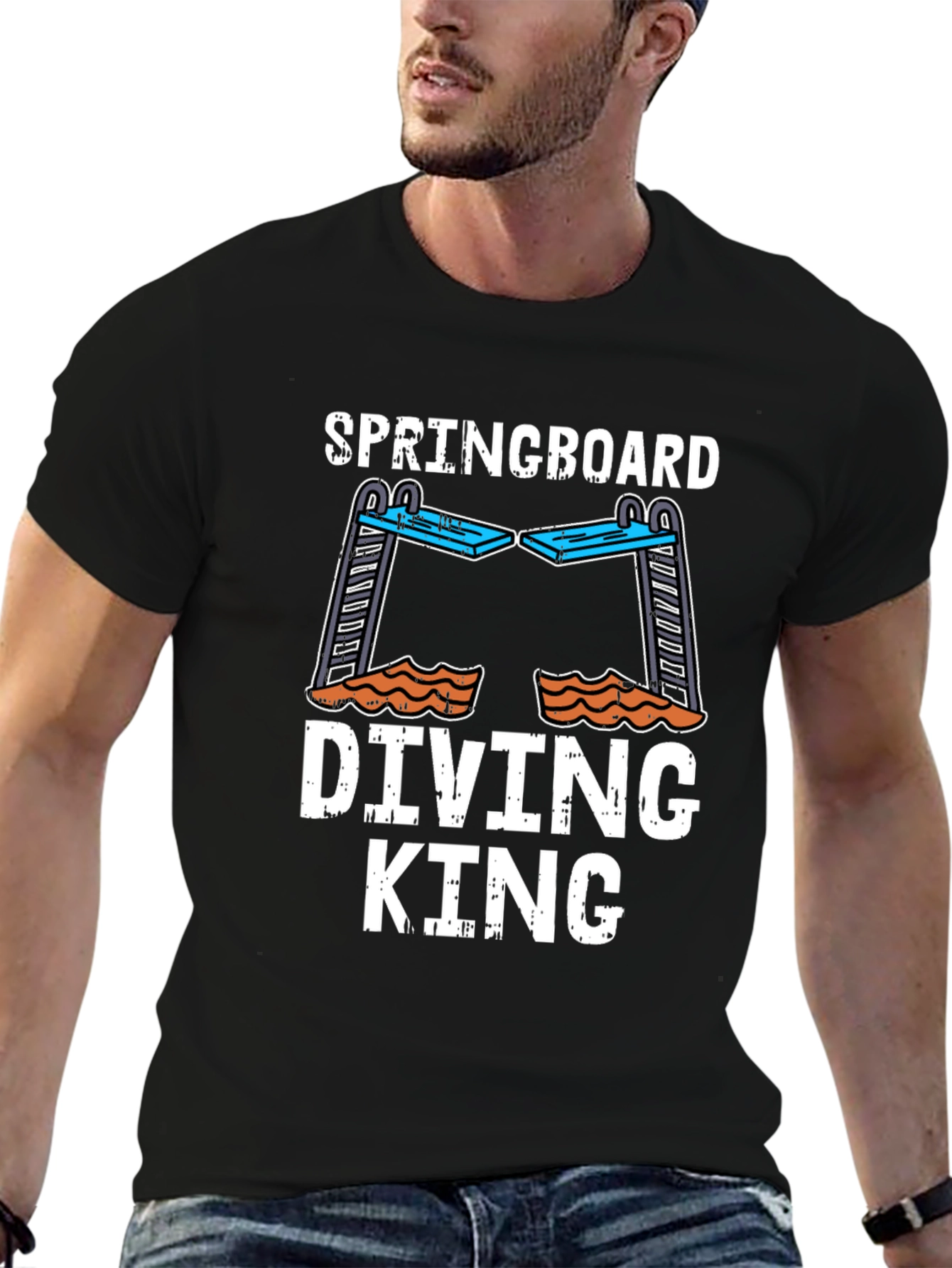 Springboard Diving King T-Shirt