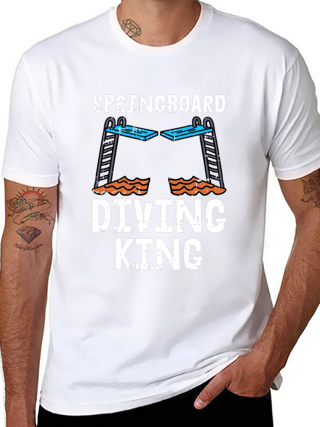Springboard Diving King T-Shirt
