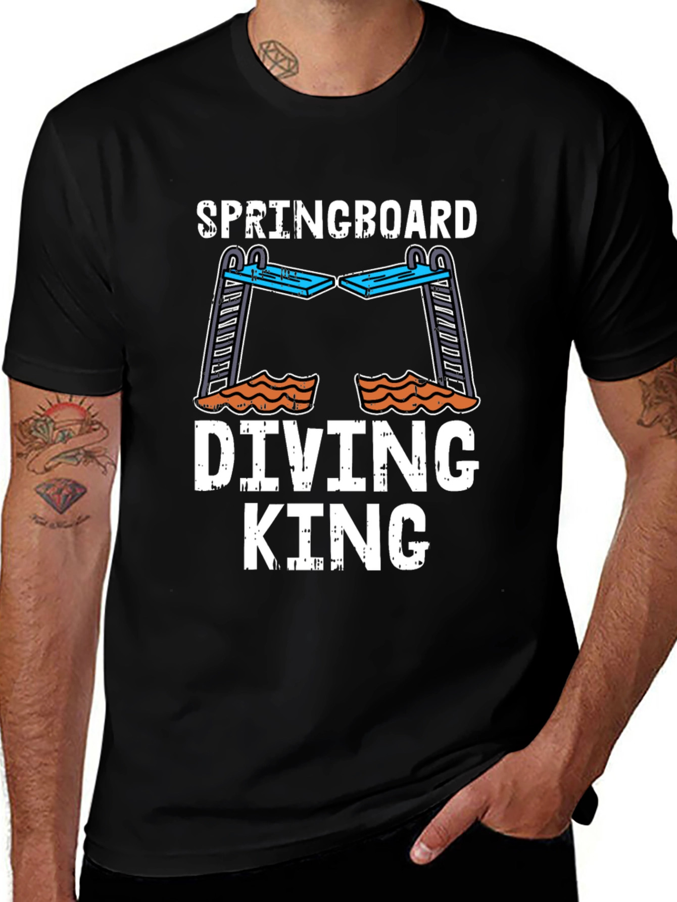 Springboard Diving King T-Shirt