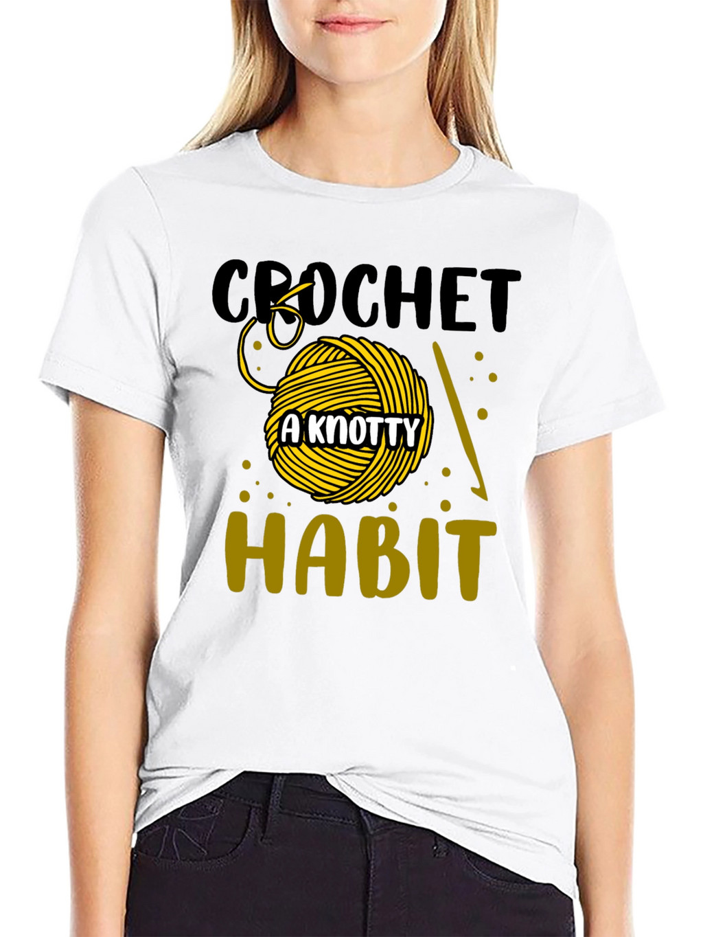 Crochet a Knotty Habit T-Shirt