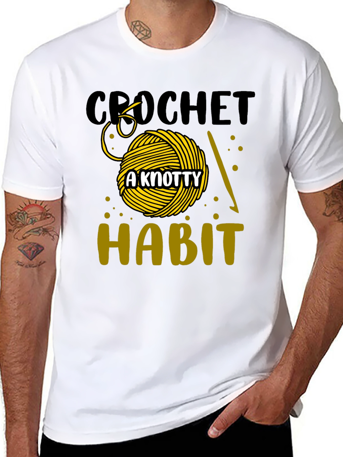 Crochet a Knotty Habit T-Shirt