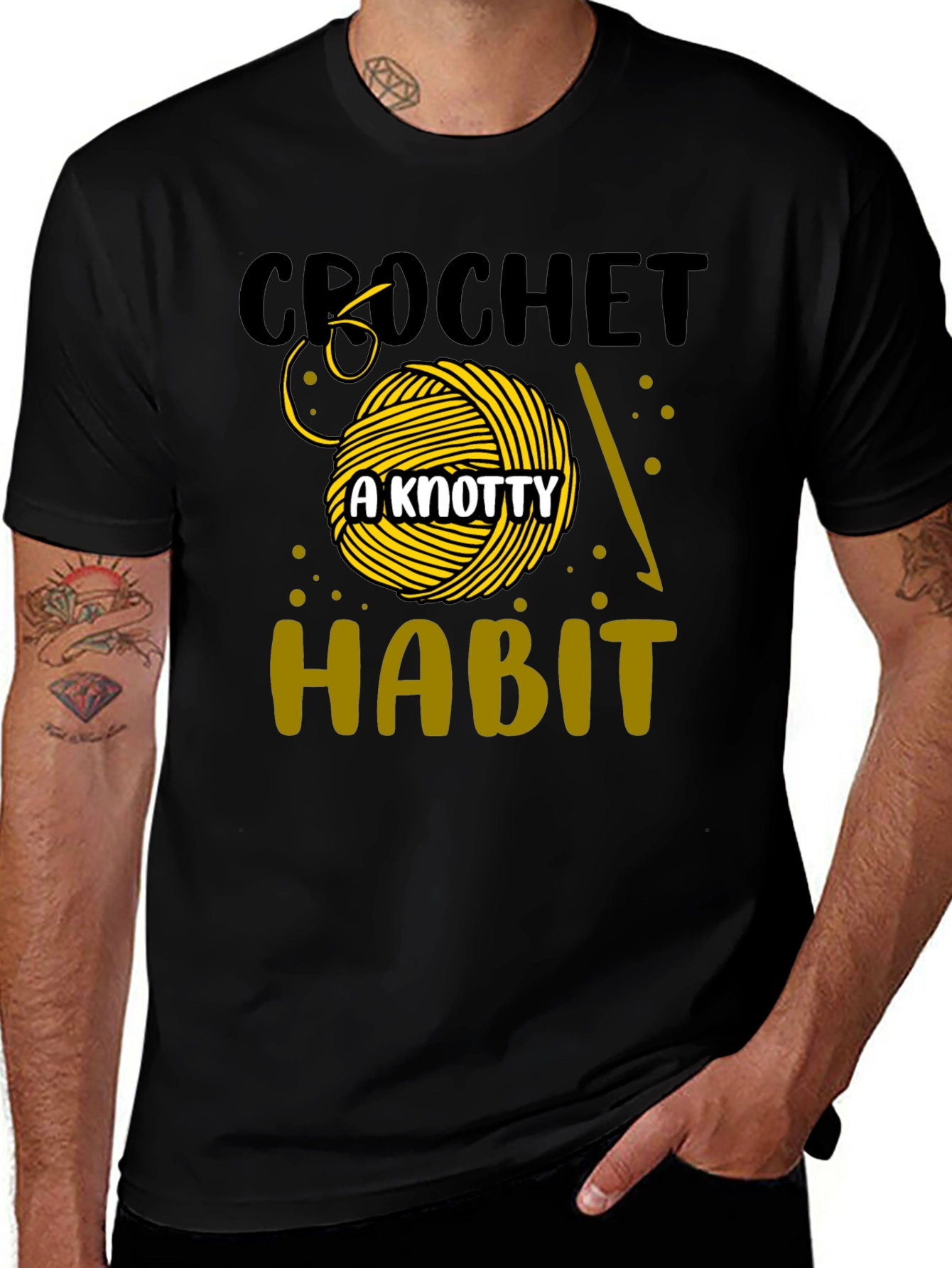 Crochet a Knotty Habit T-Shirt
