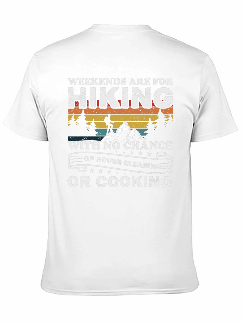Hiking Weekends Black Graphic Tee