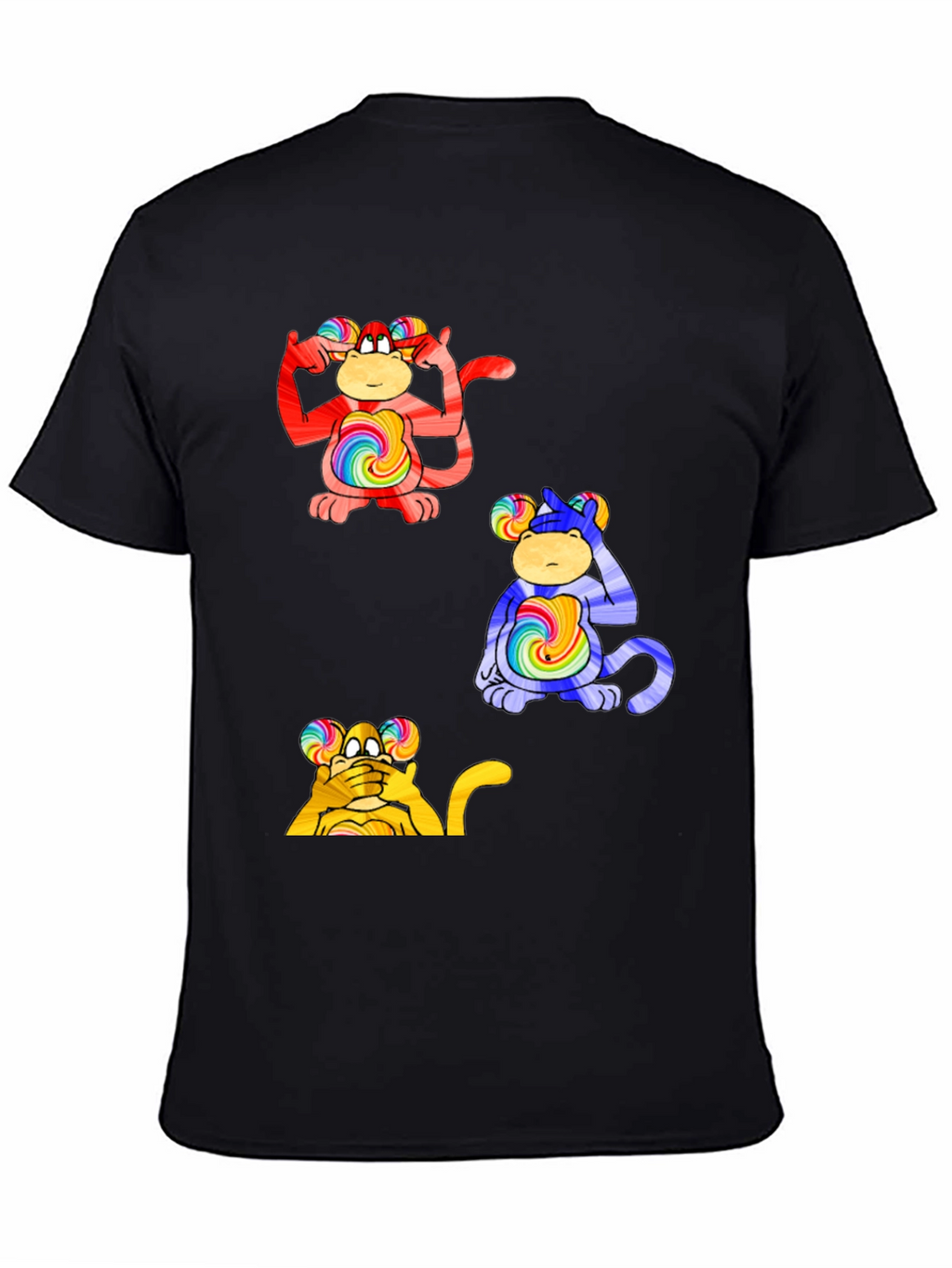 Funky Monkey Tee - Hear Think See No Evil