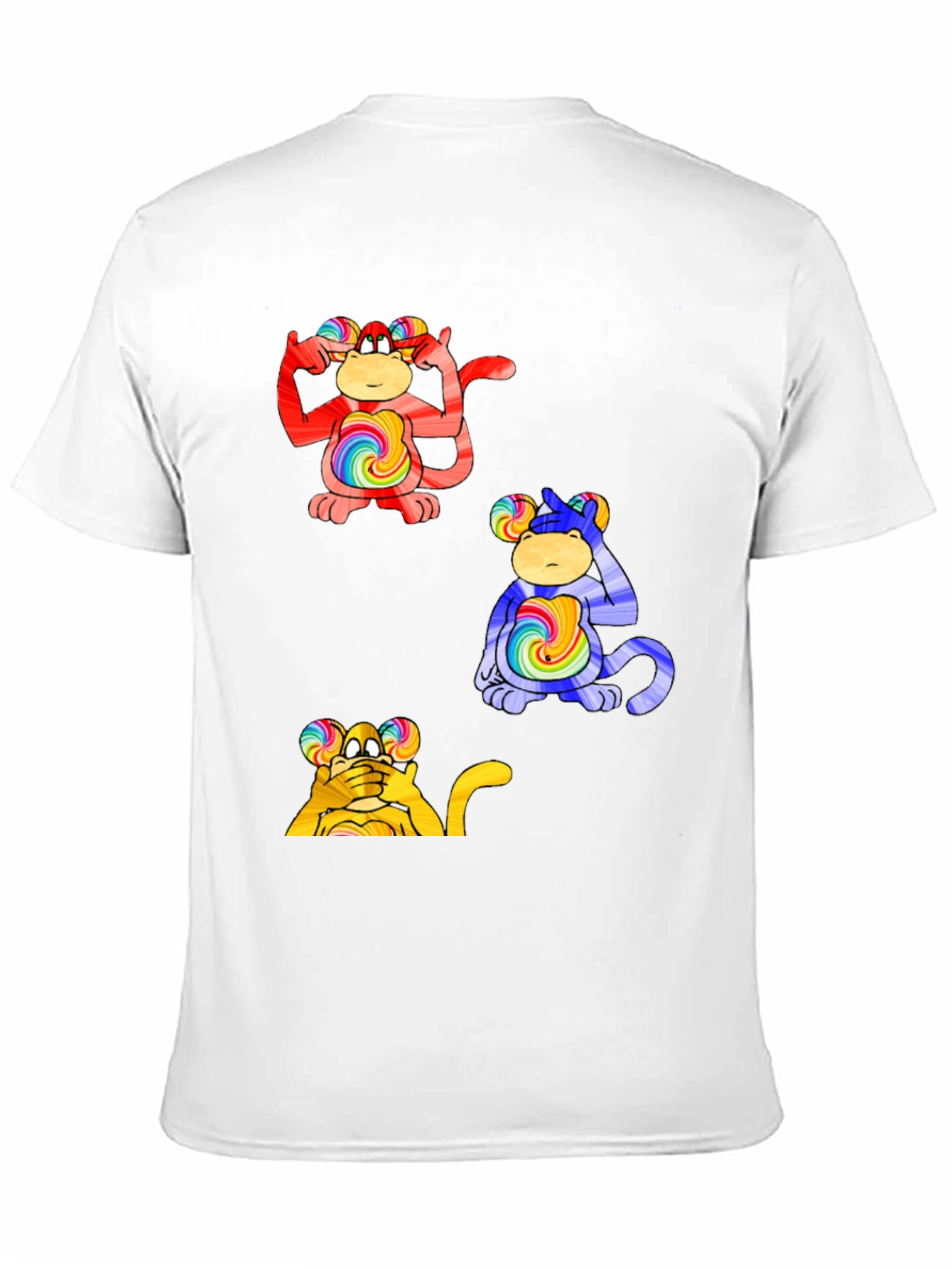 Funky Monkey Tee - Hear Think See No Evil