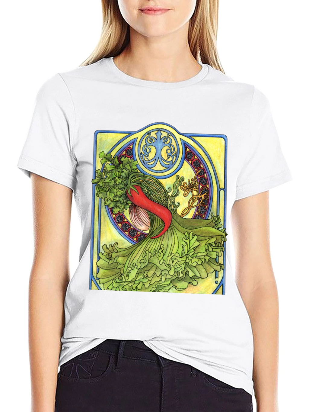 Salad Art Graphic Tee