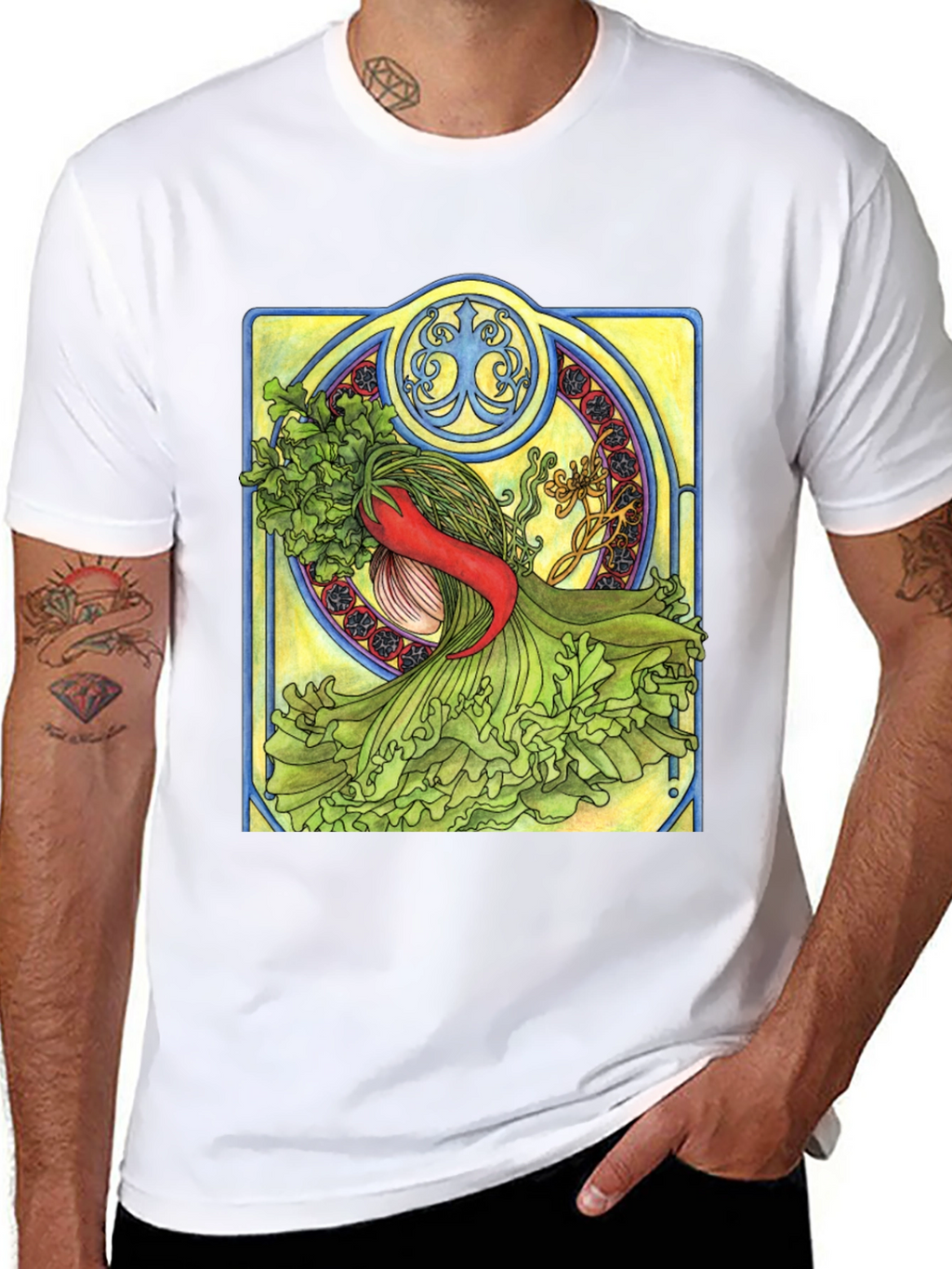 Salad Art Graphic Tee