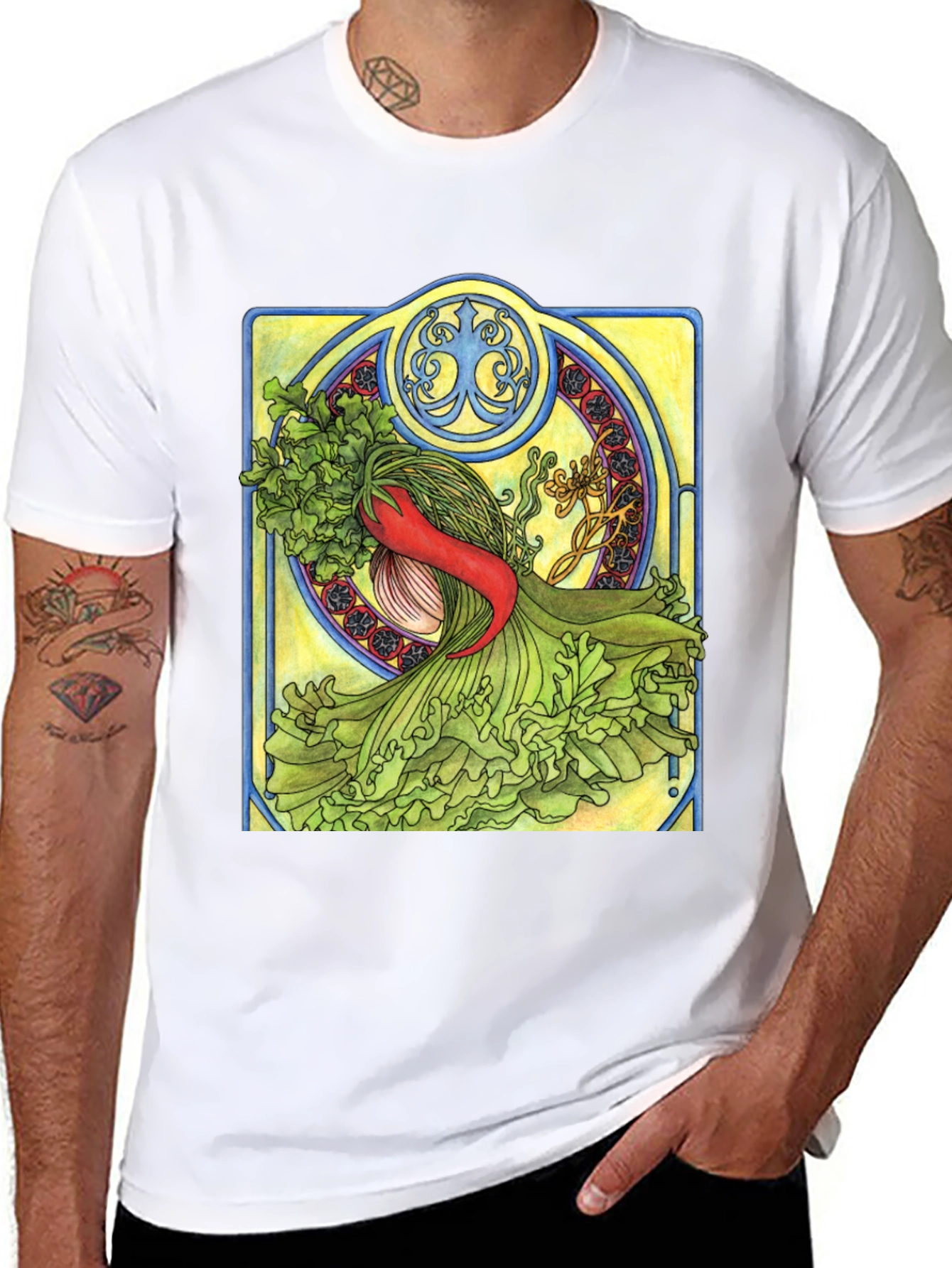 Salad Art Graphic Tee