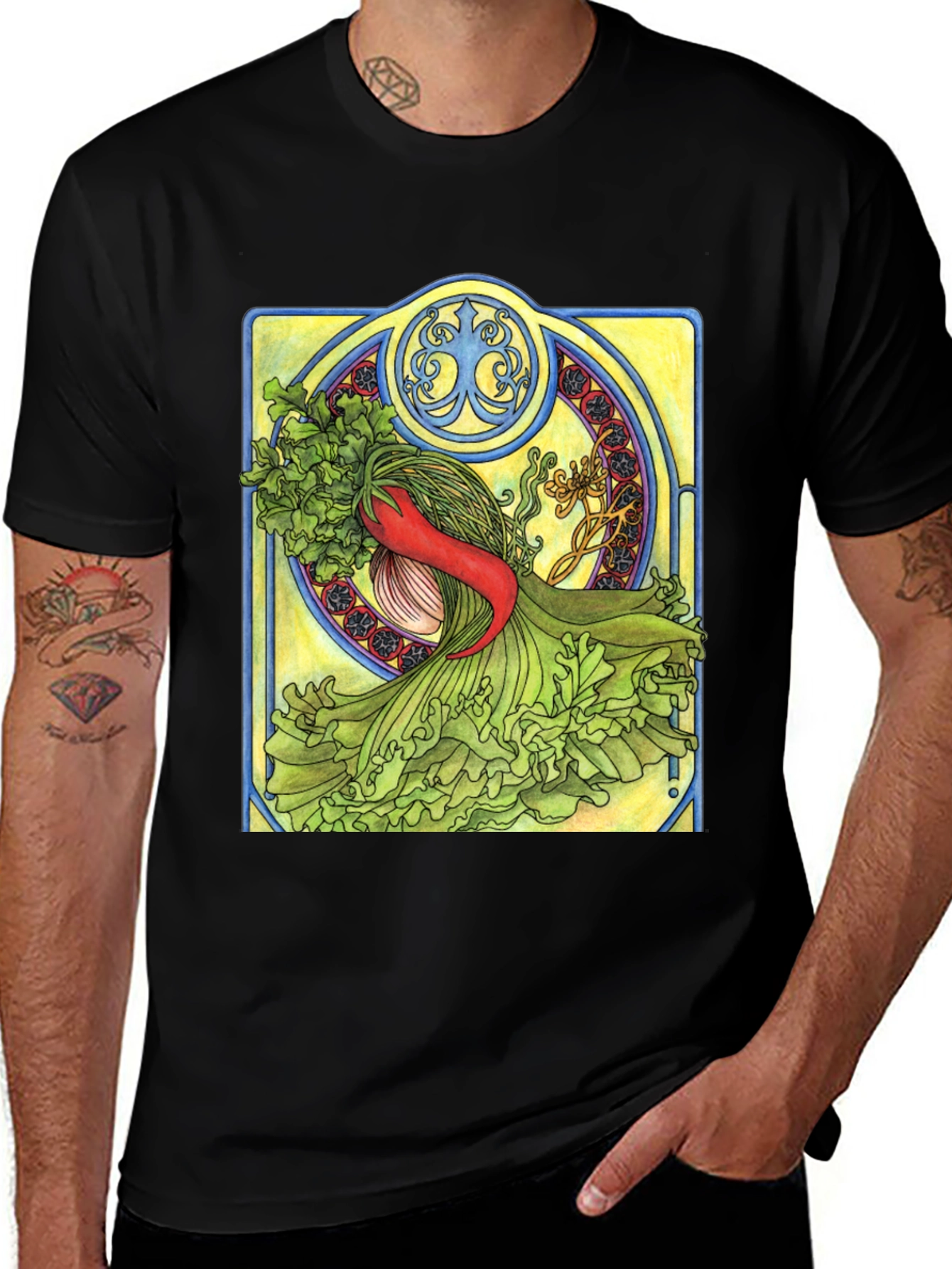 Salad Art Graphic Tee