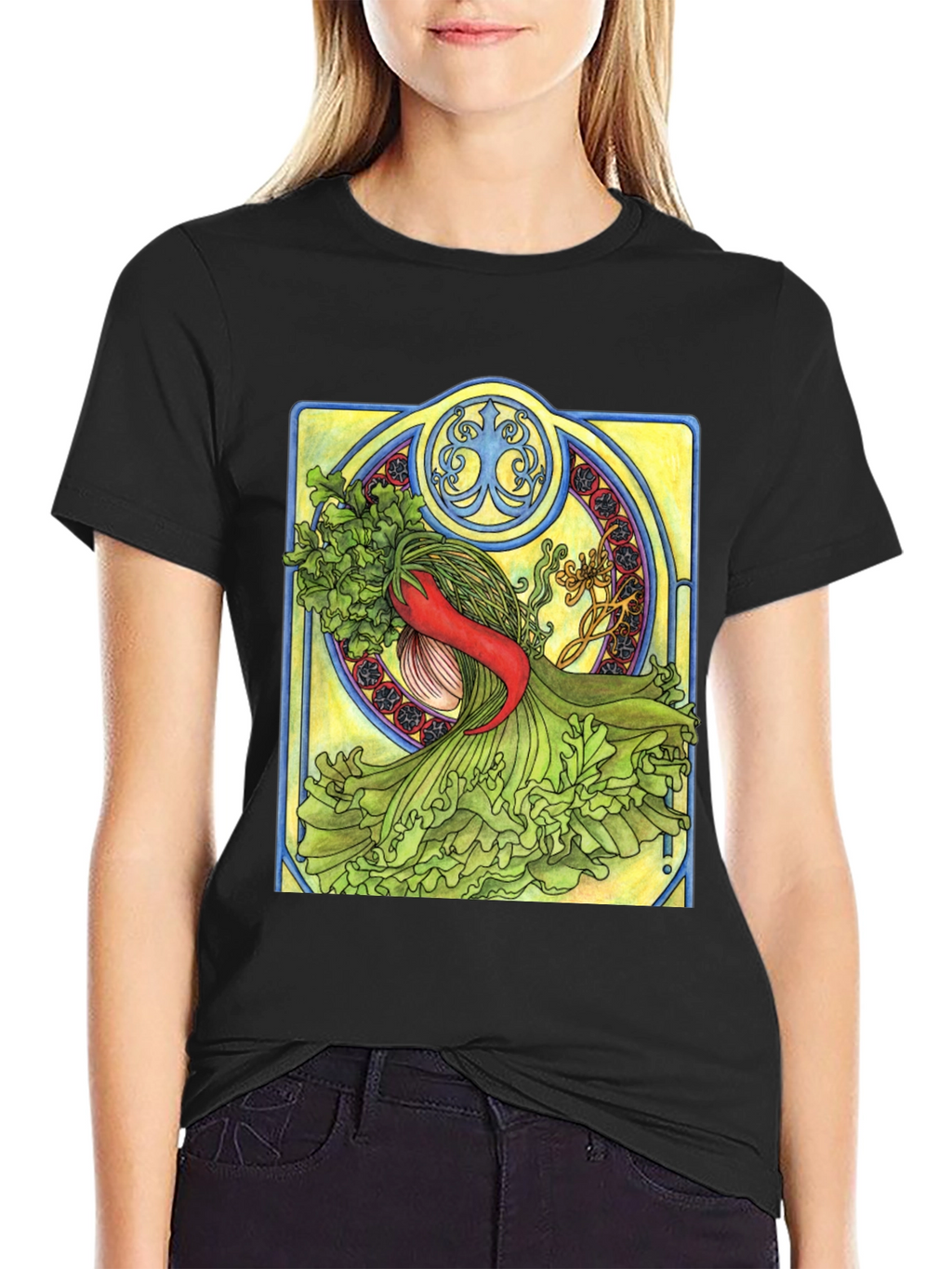 Salad Art Graphic Tee