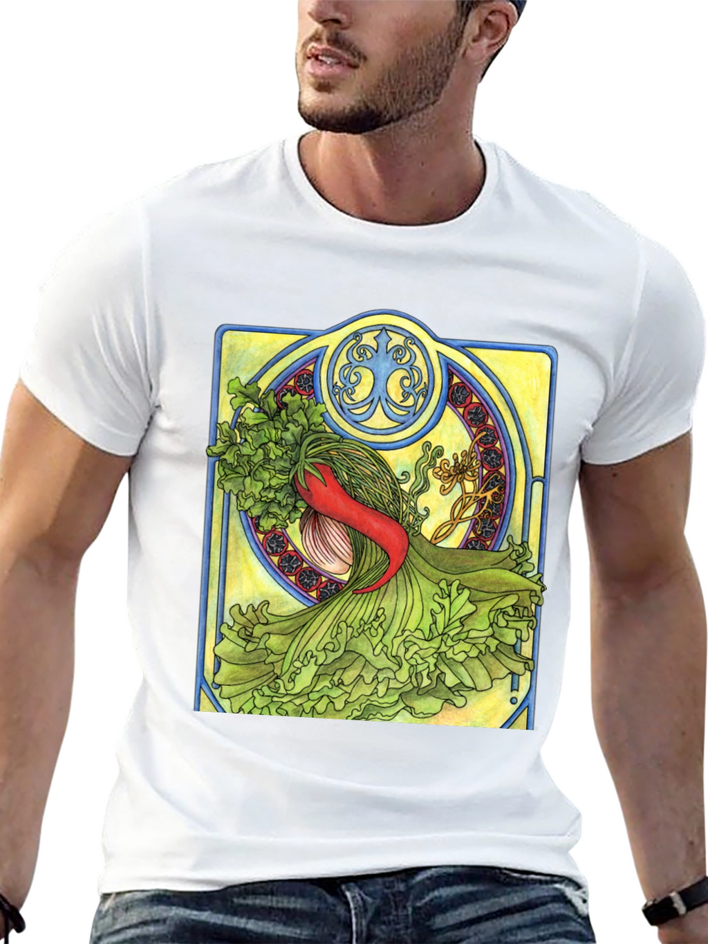 Salad Art Graphic Tee