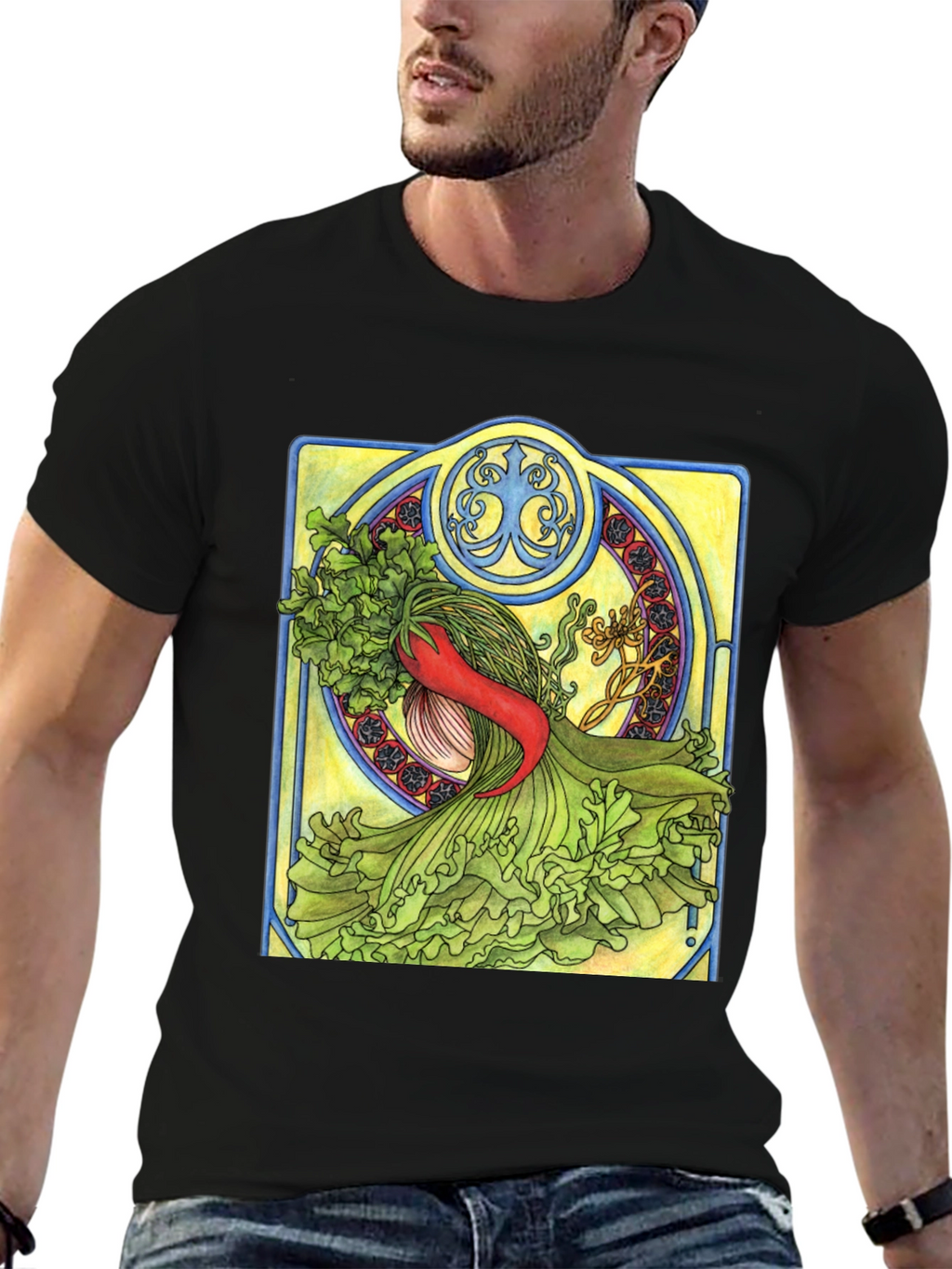 Salad Art Graphic Tee