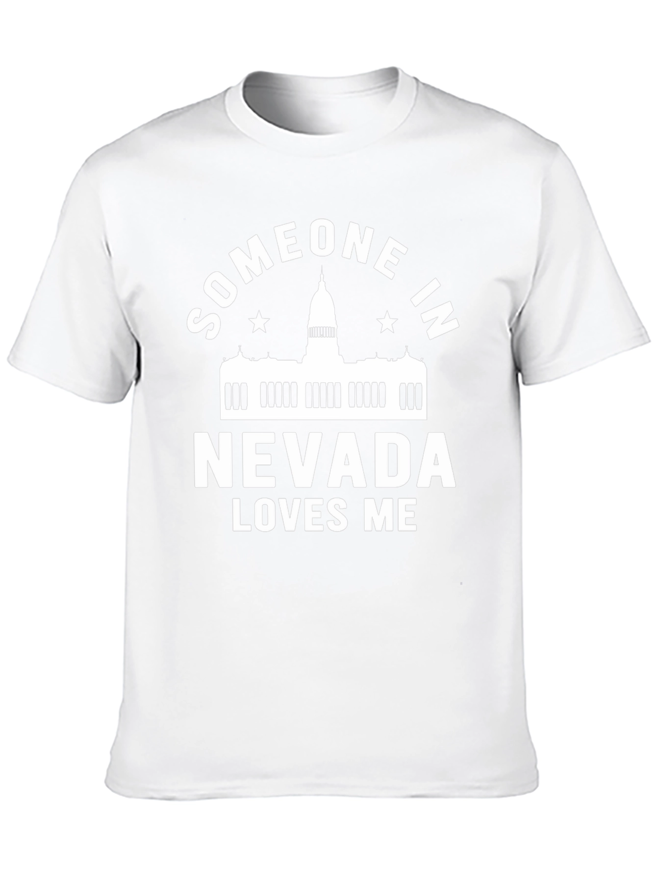 Someone in Nevada Loves Me Black T-Shirt
