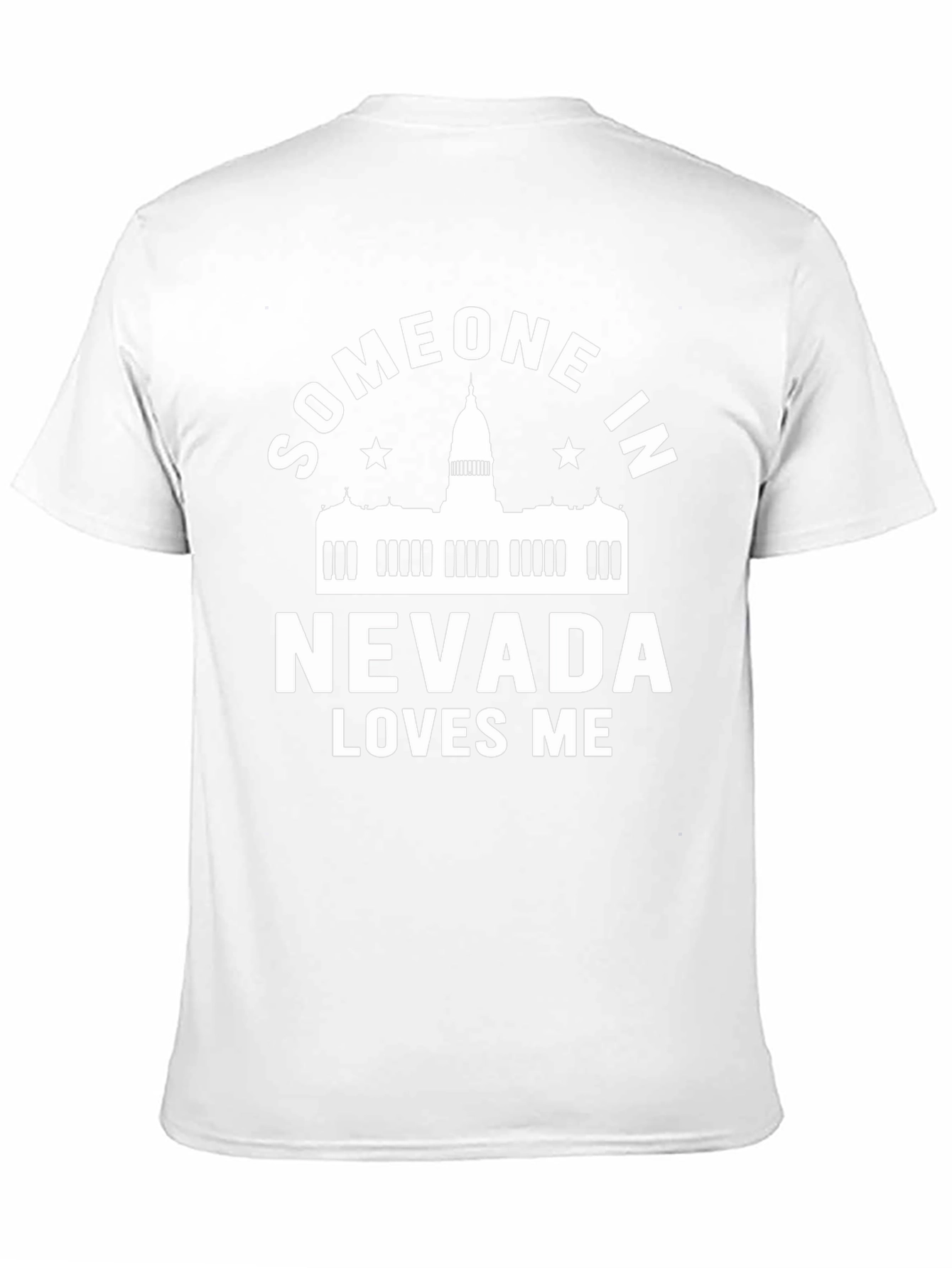 Someone in Nevada Loves Me Black T-Shirt