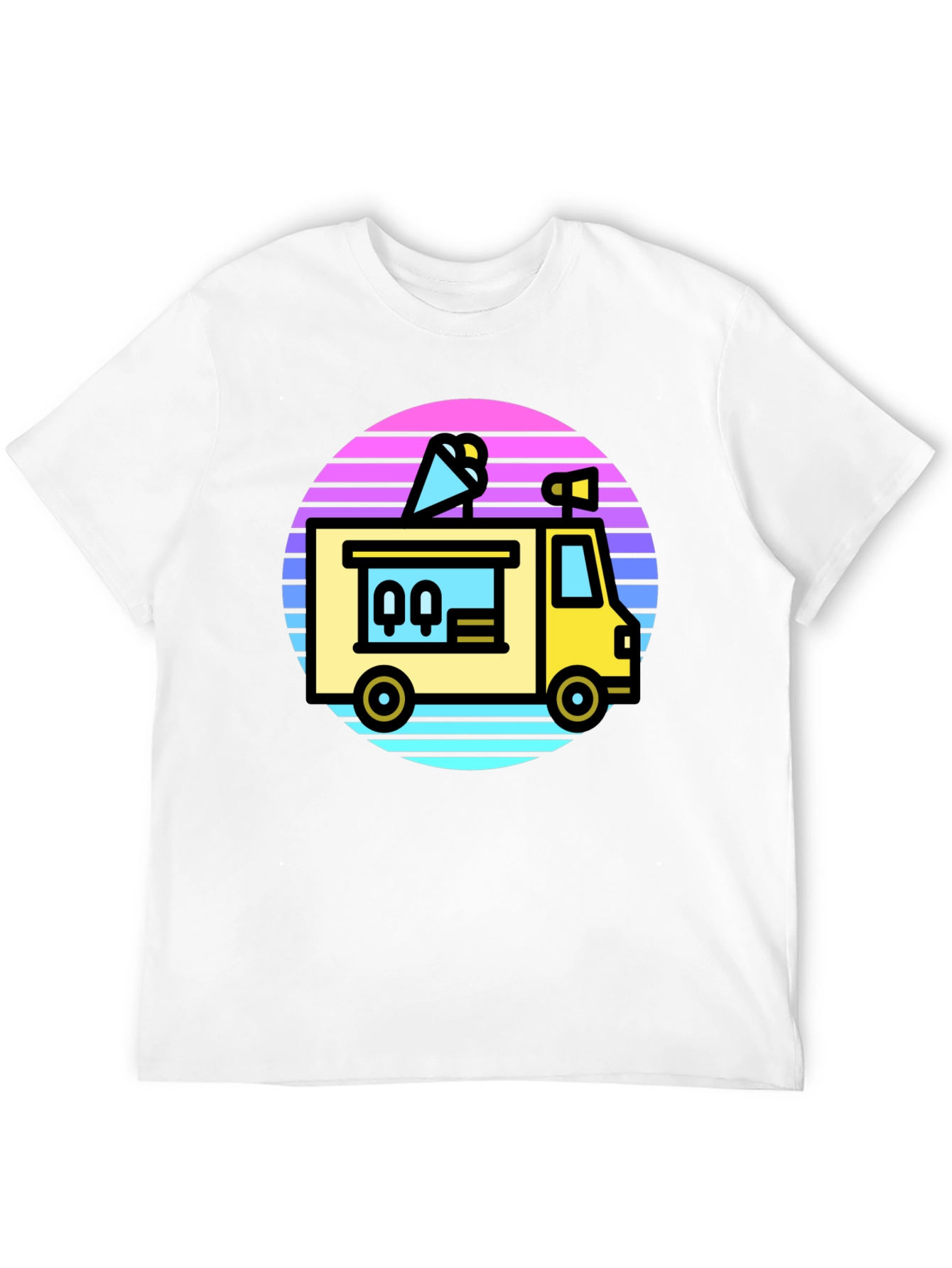 Retro Ice Cream Truck Graphic Tee