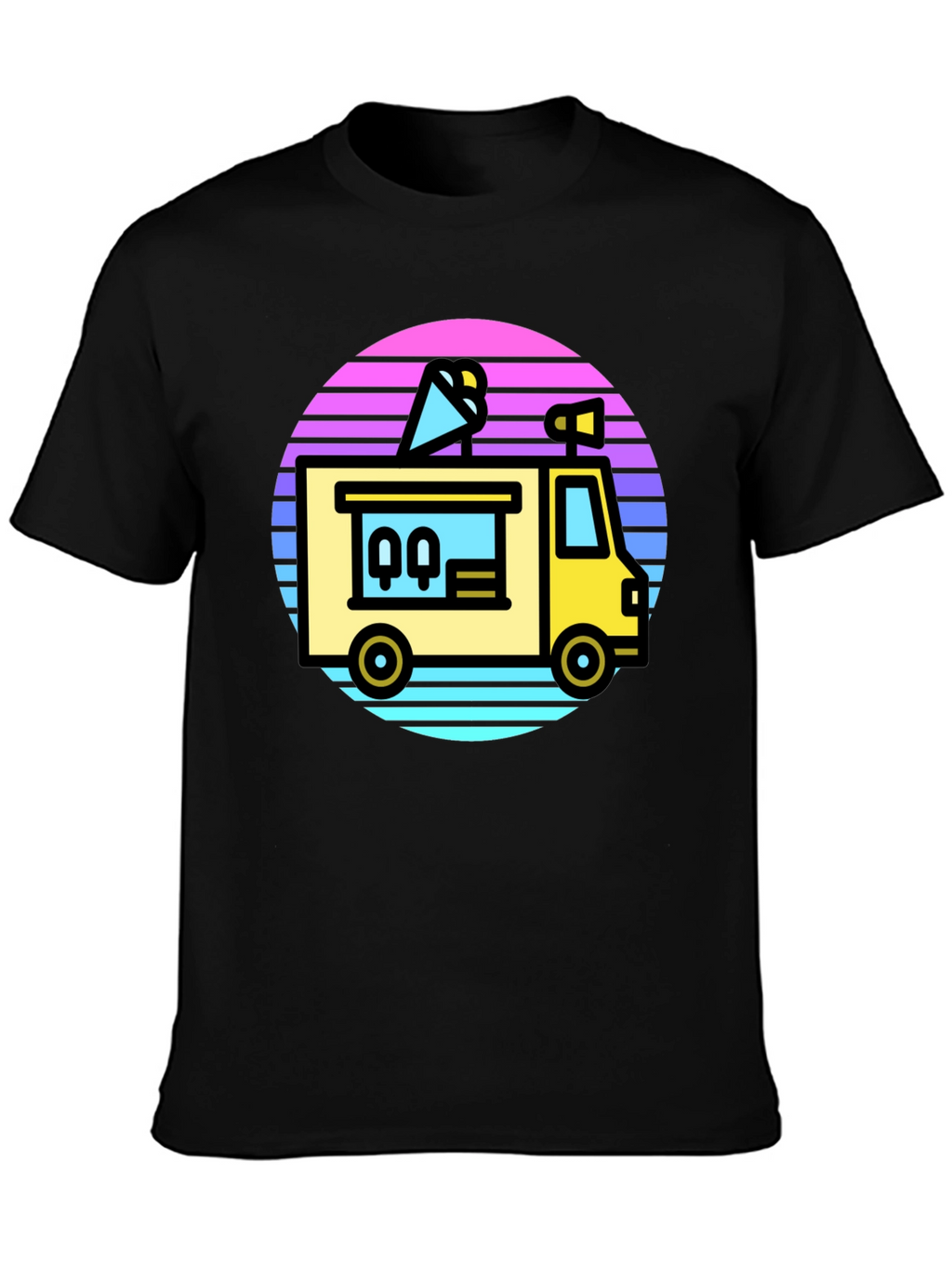 Retro Ice Cream Truck Graphic Tee