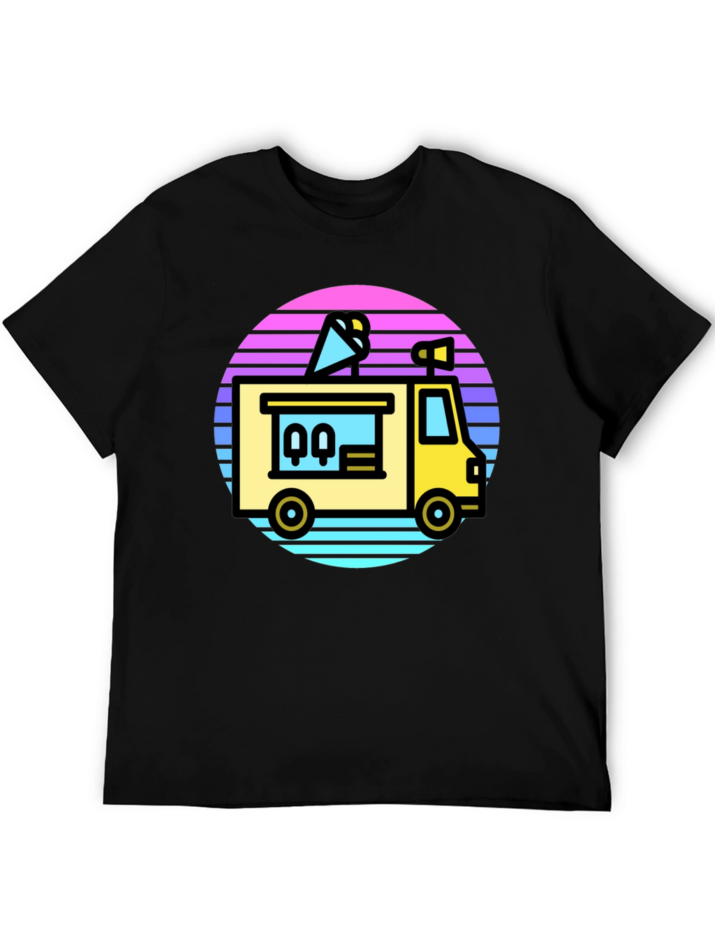 Retro Ice Cream Truck Graphic Tee