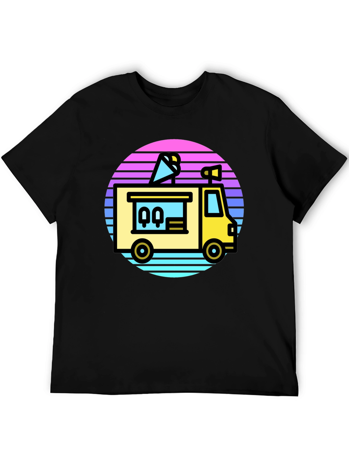 Retro Ice Cream Truck Graphic Tee