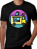 Retro Ice Cream Truck Graphic Tee