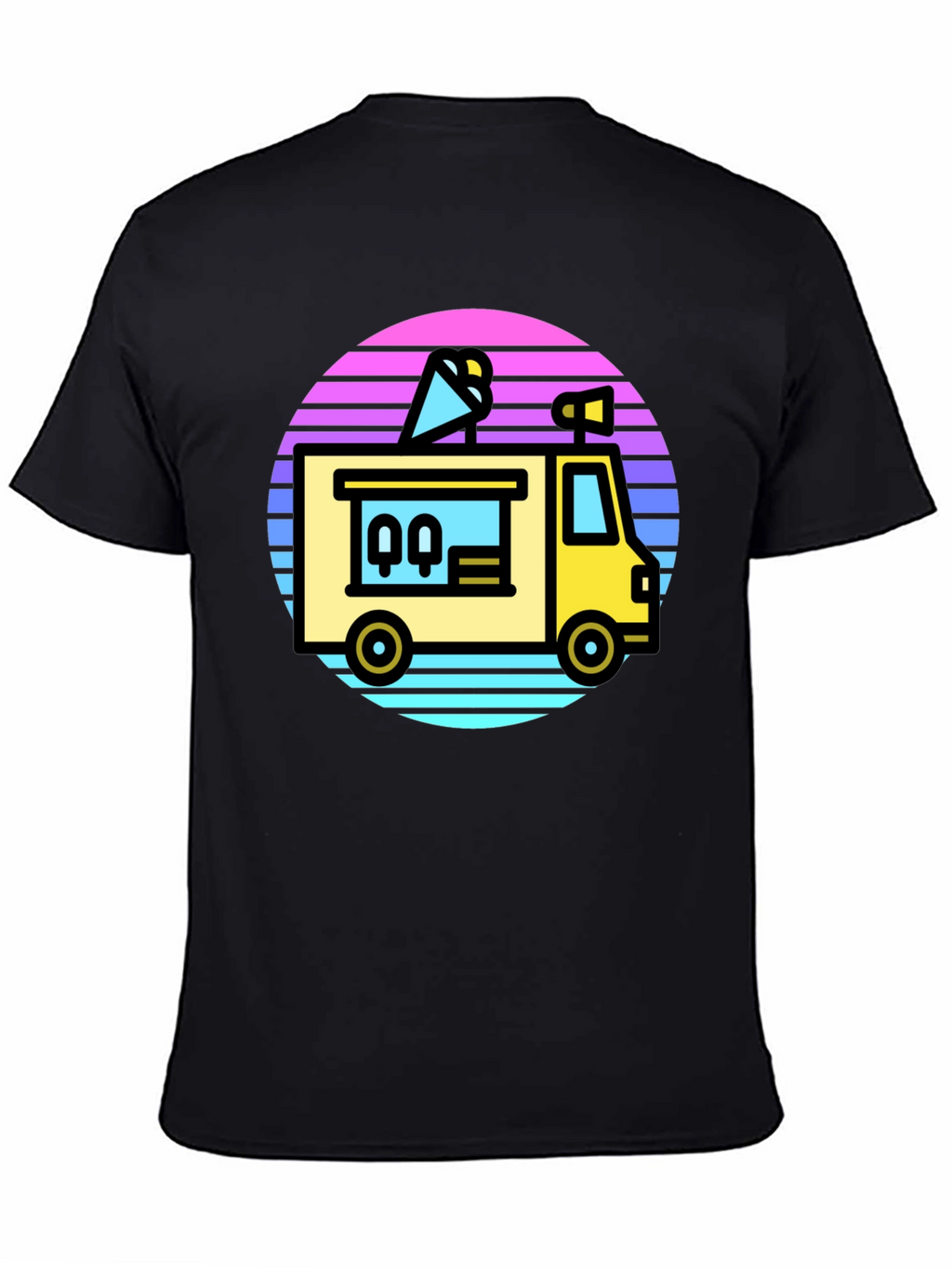 Retro Ice Cream Truck Graphic Tee