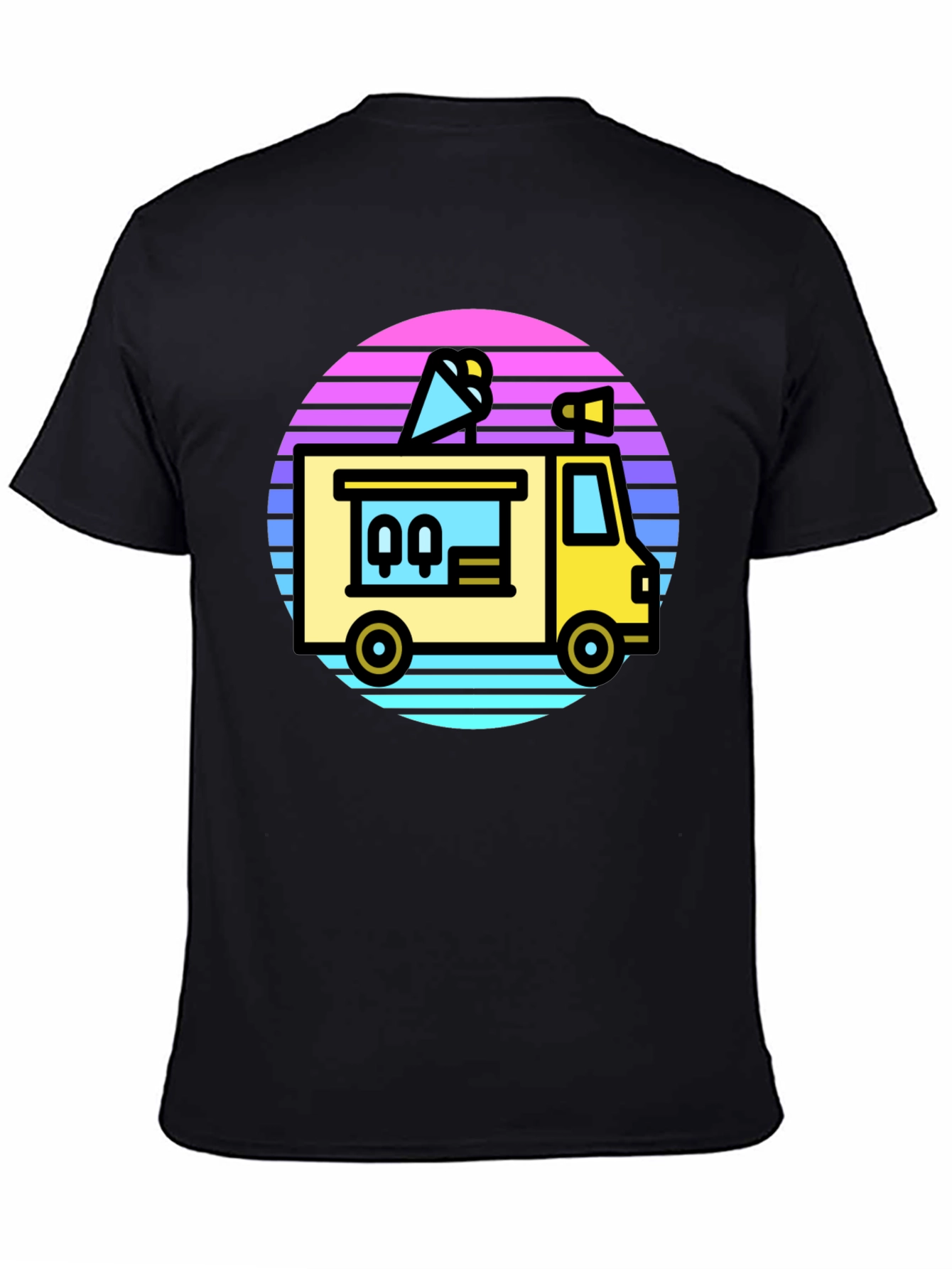 Retro Ice Cream Truck Graphic Tee